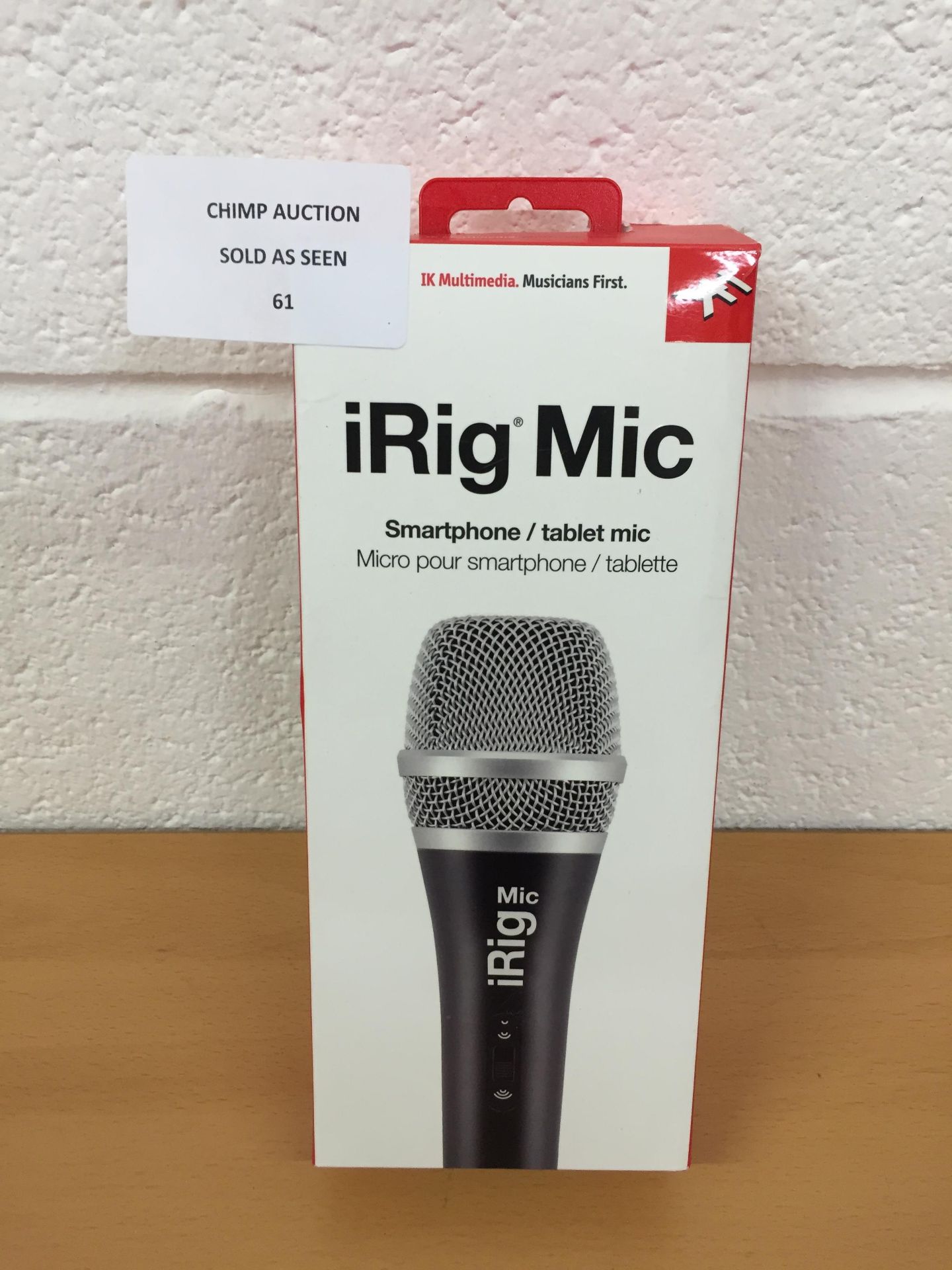 IK Multimedia iRig Mic Handheld Microphone RRP £69.99