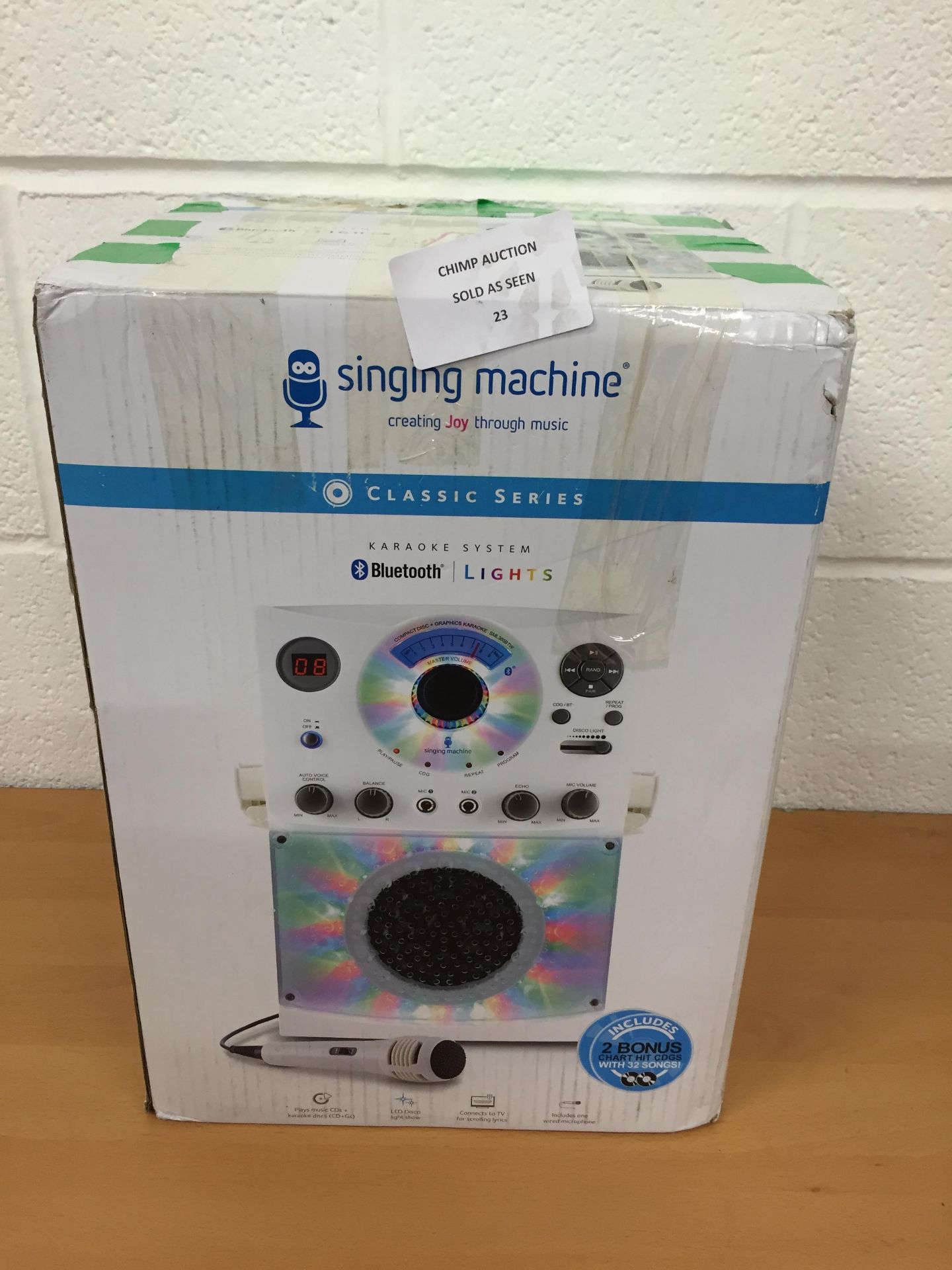 Singing Machine Classic series Bluetooth karaoke system
