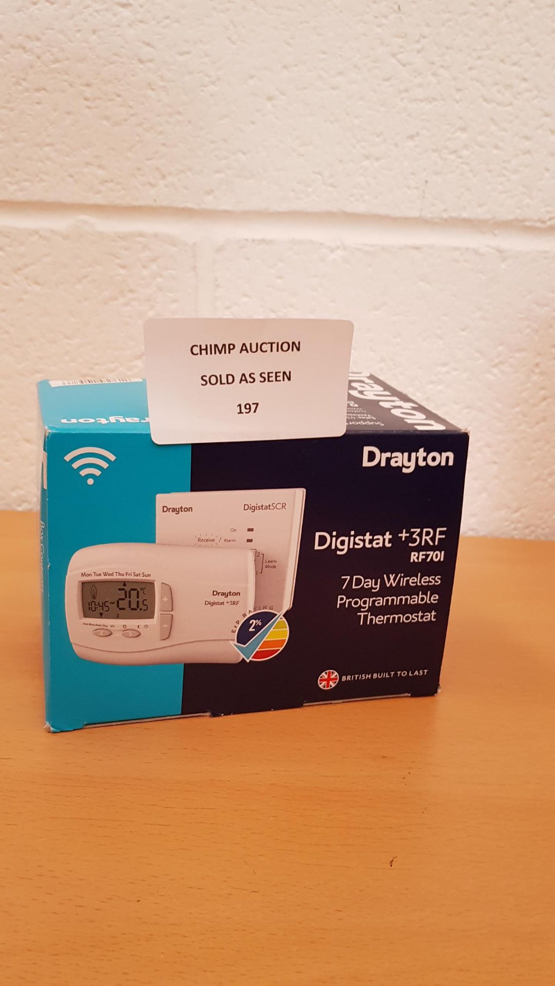 Drayton RF701 Digistat +3RF Thermostat and Receive RRP £159.99