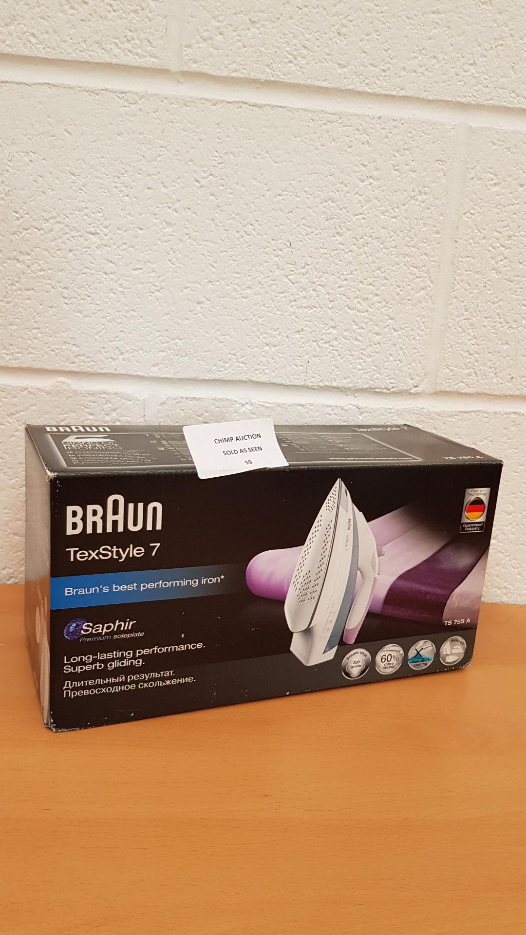 Braun TexStyle 7 TS755A Steam Iron - RRP £79.99