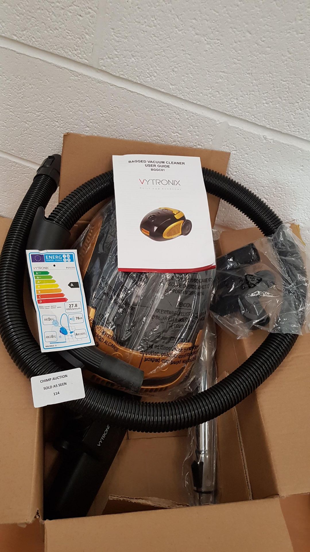 Vytronix BGGC01 Vacuum cleaner