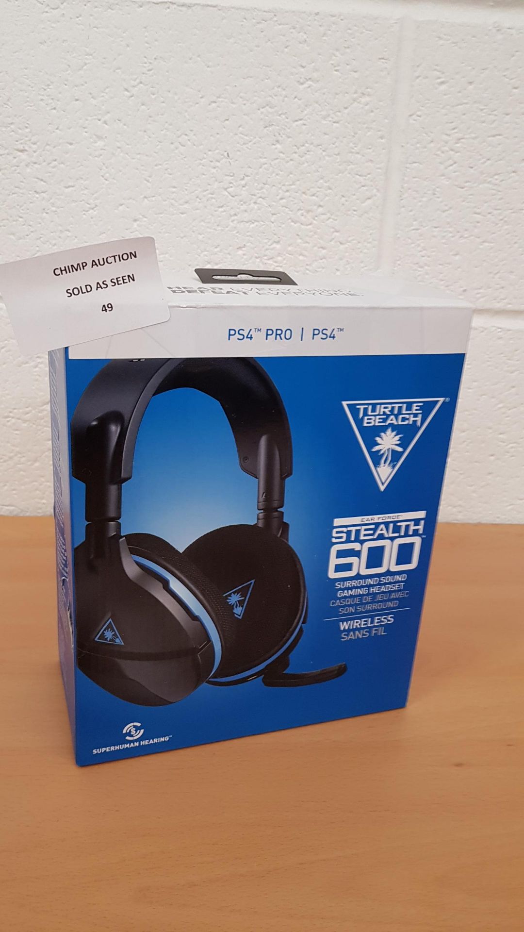 Turtle Beach Stealth 600 Wireless Gaming Headset Sony PS4 RRP £129.99.