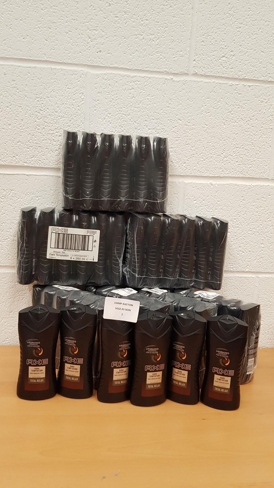 Joblot of 48X Brand new Axe Total Relax Bodywash/ shower gel