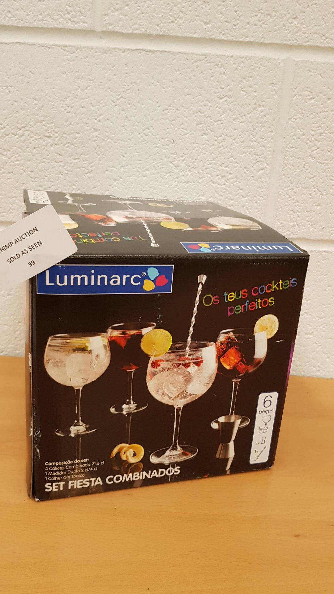 Luminarc Set of Fiesta cocktail 3x