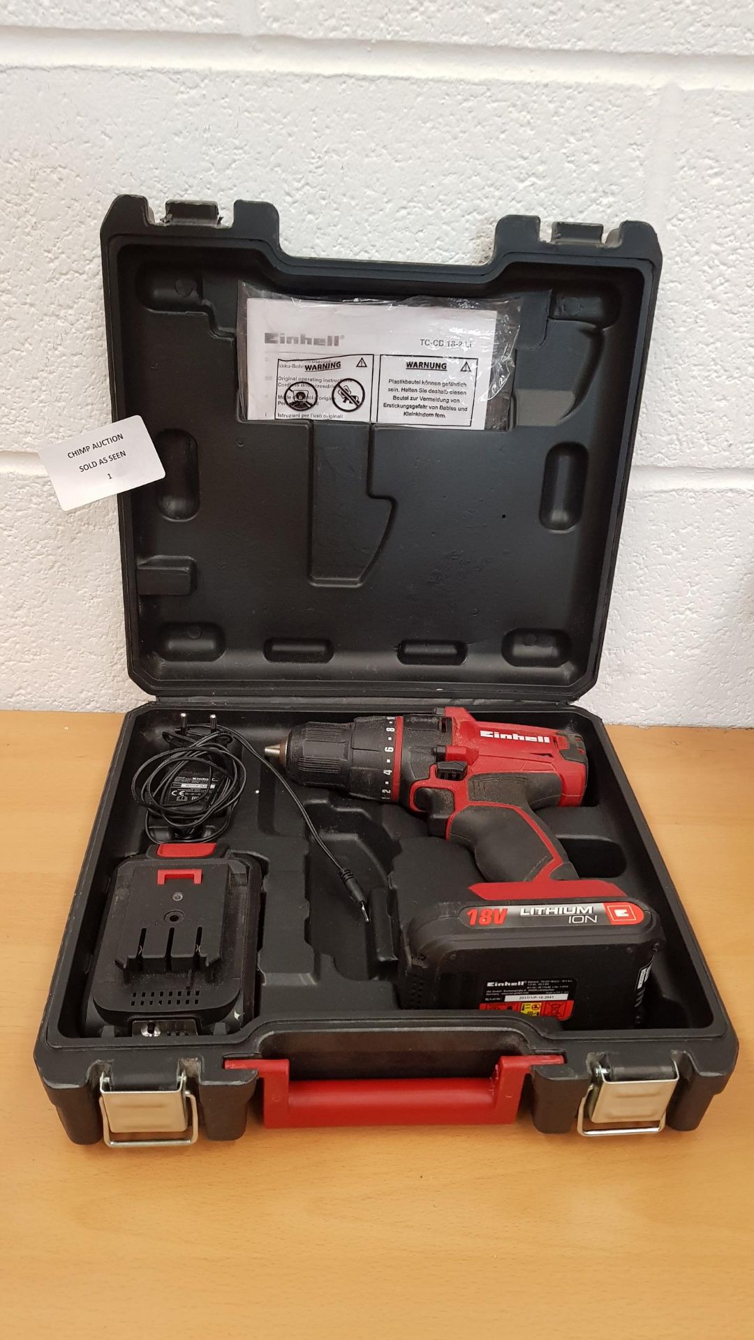 Einhell TC-CD 12-2 Li Cordless drill & case