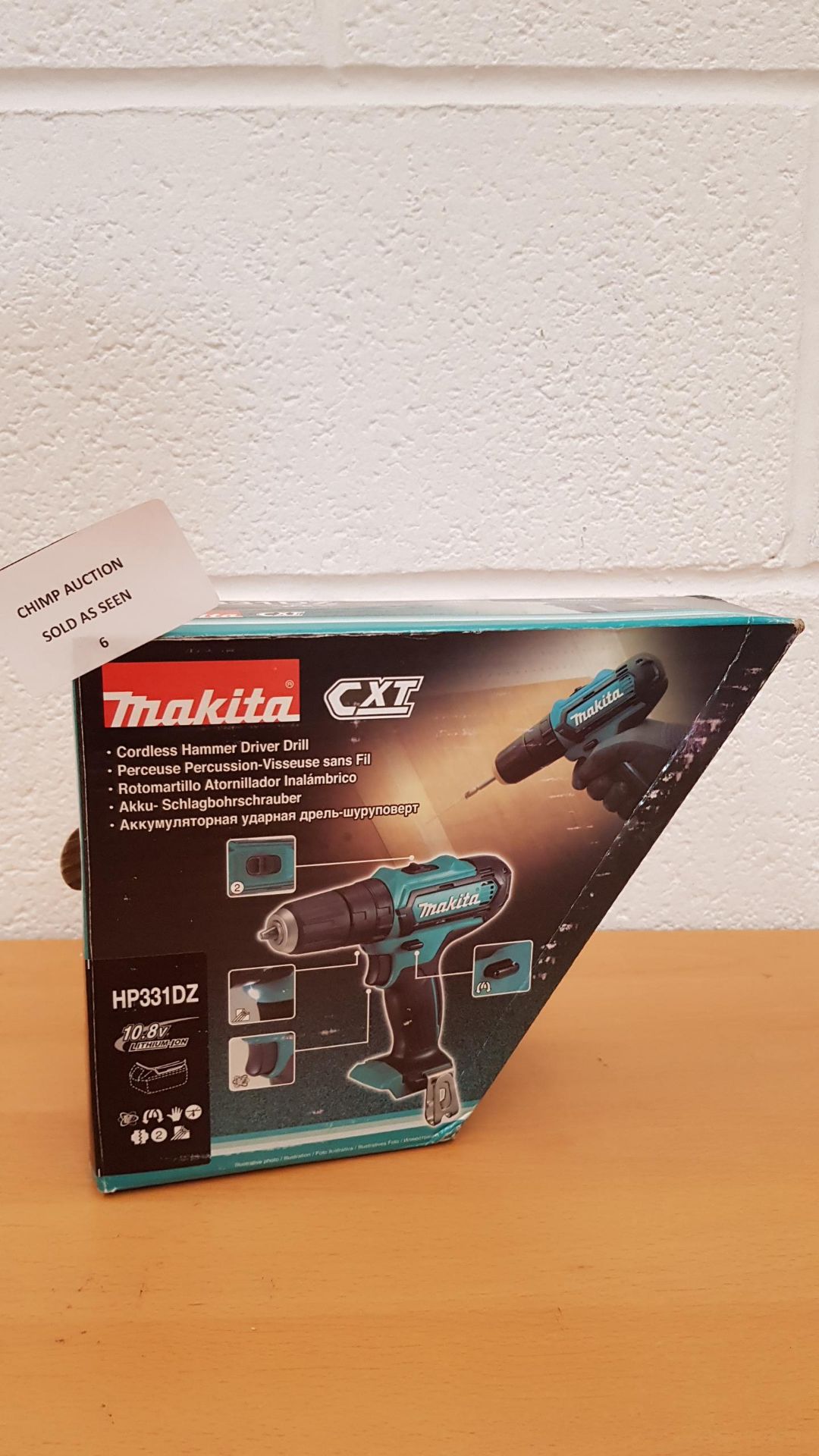 MAKITA HP331DZ 10.8V COMBI DRILL CORDLESS CXT RRP £109.99