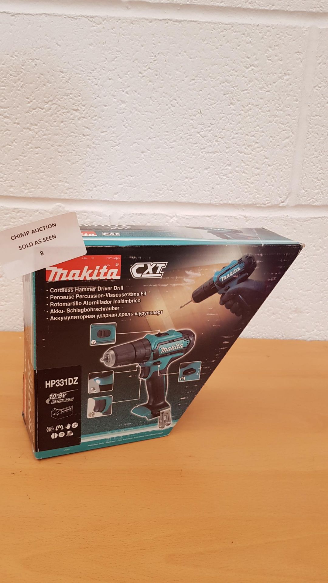 MAKITA HP331DZ 10.8V COMBI DRILL CORDLESS CXT RRP £109.99