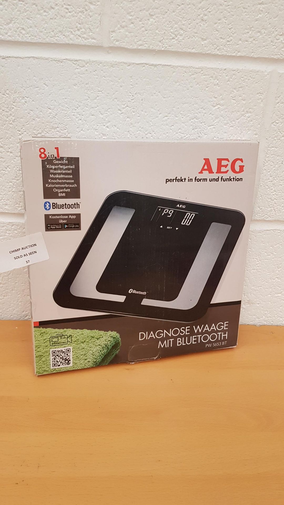 AEG 8 in 1 Bluetooth digital scale