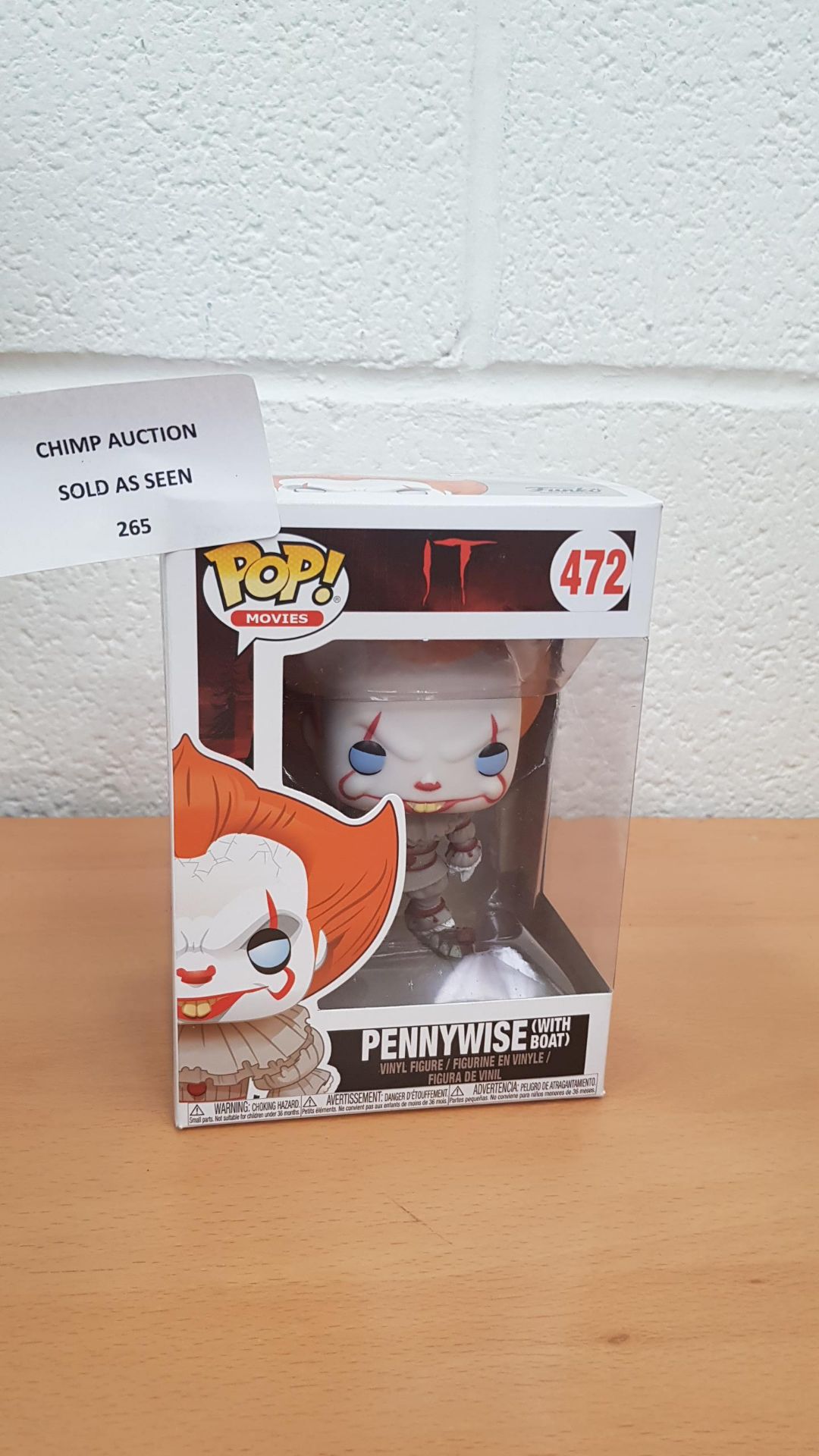 Pop! IT PennyWise with Boat collectible
