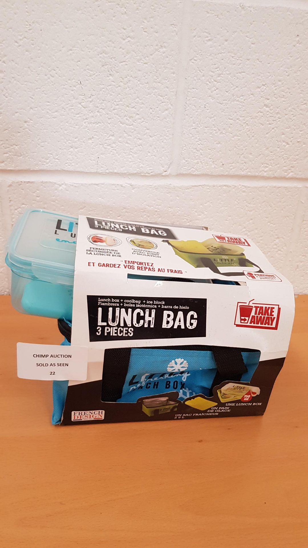3 piece lunch bag set
