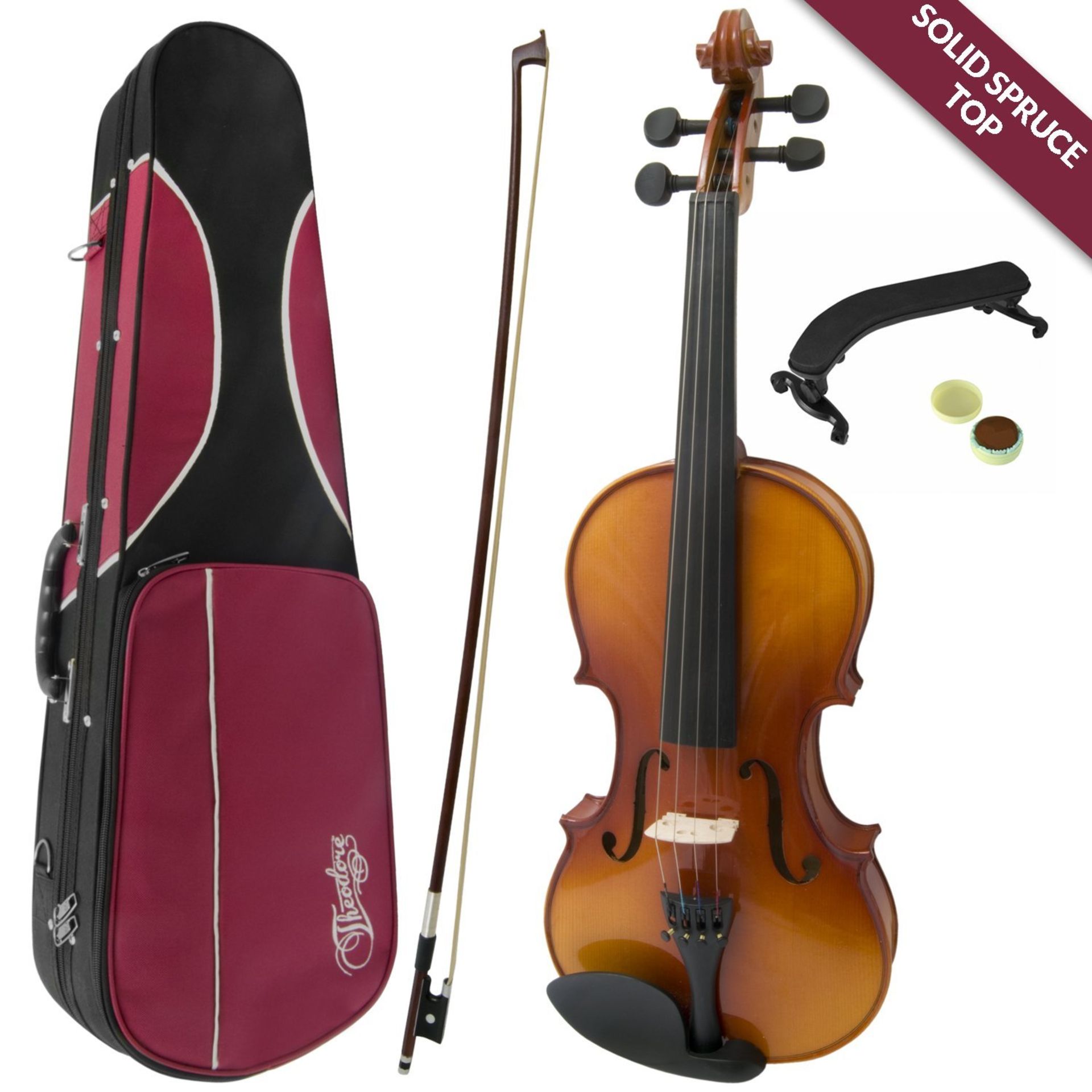 Theodore VLN16-1-2 Childrens Violin - Beginners 1/2 Size RRP £79.99