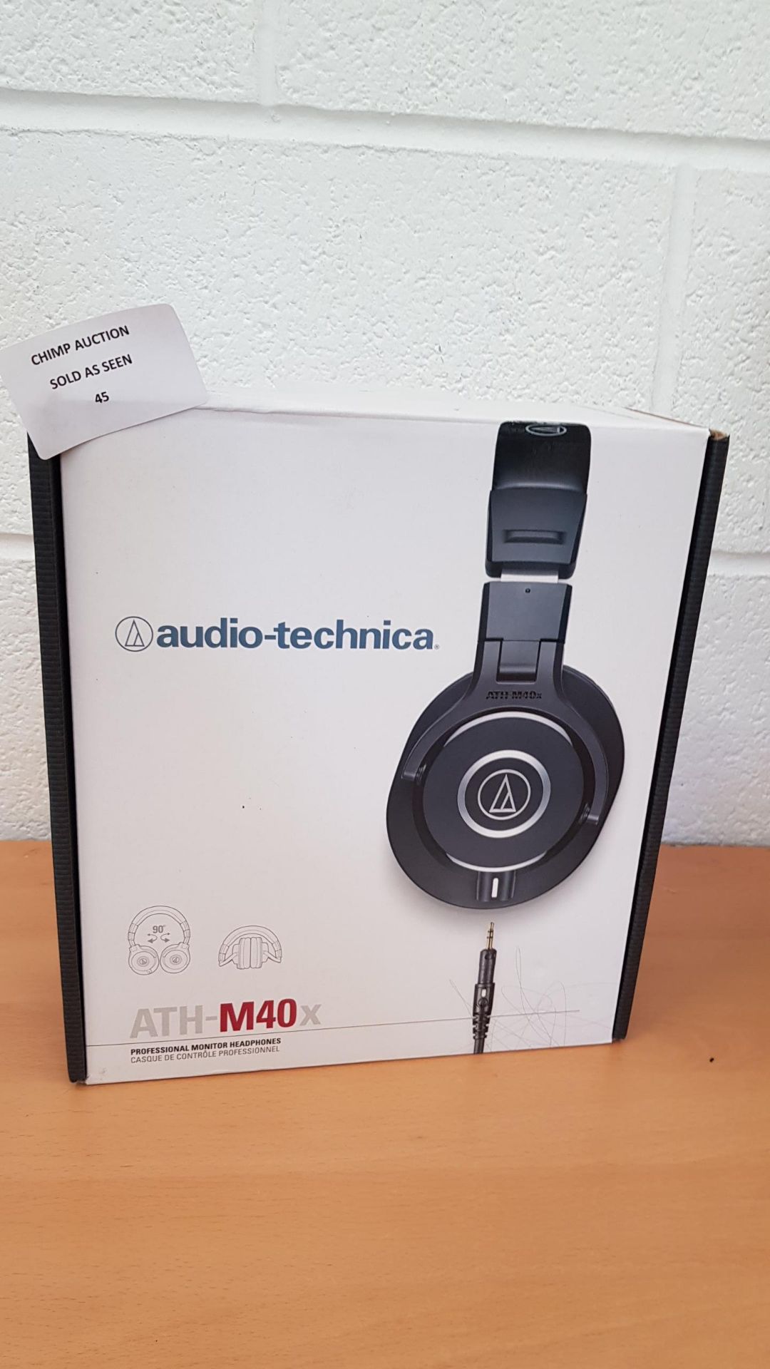 Audio-Technica ATH-M40X Professional Headphones RRP £89.99