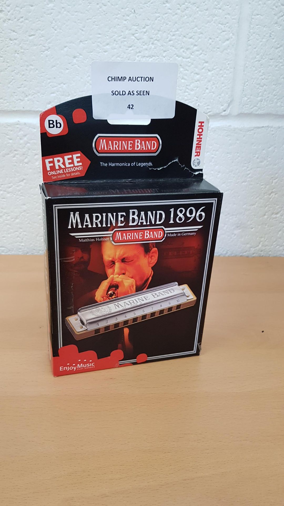 Hohner M1896116X Marine Band Classic Bb Harmonica RRP £49.99