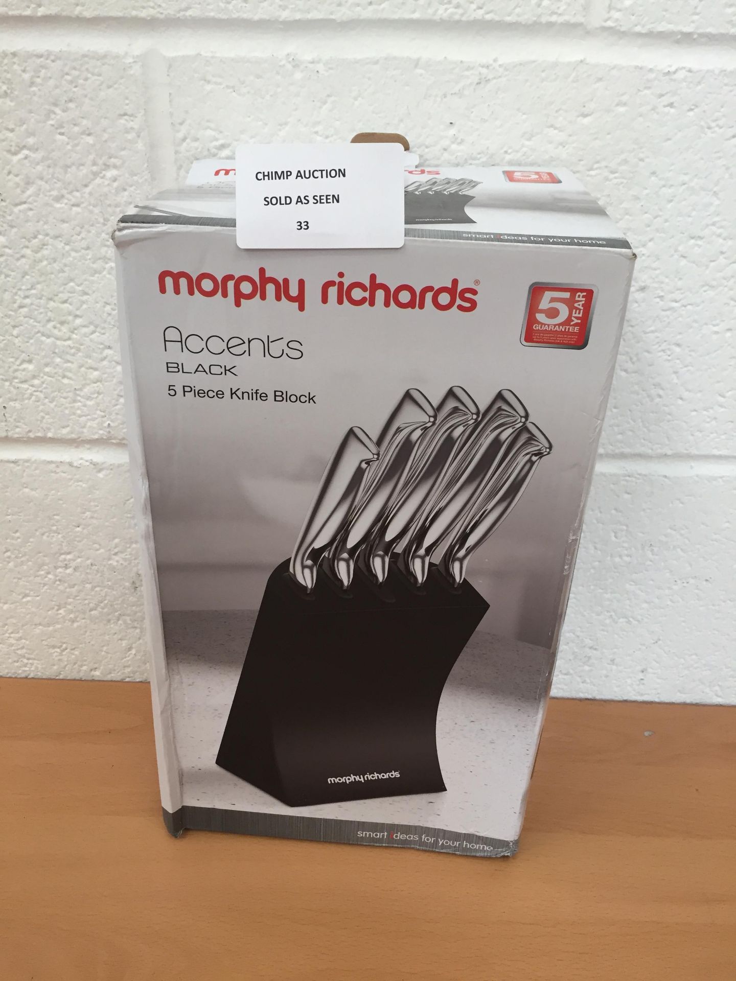 Morphy Richards Accents Knife Block set