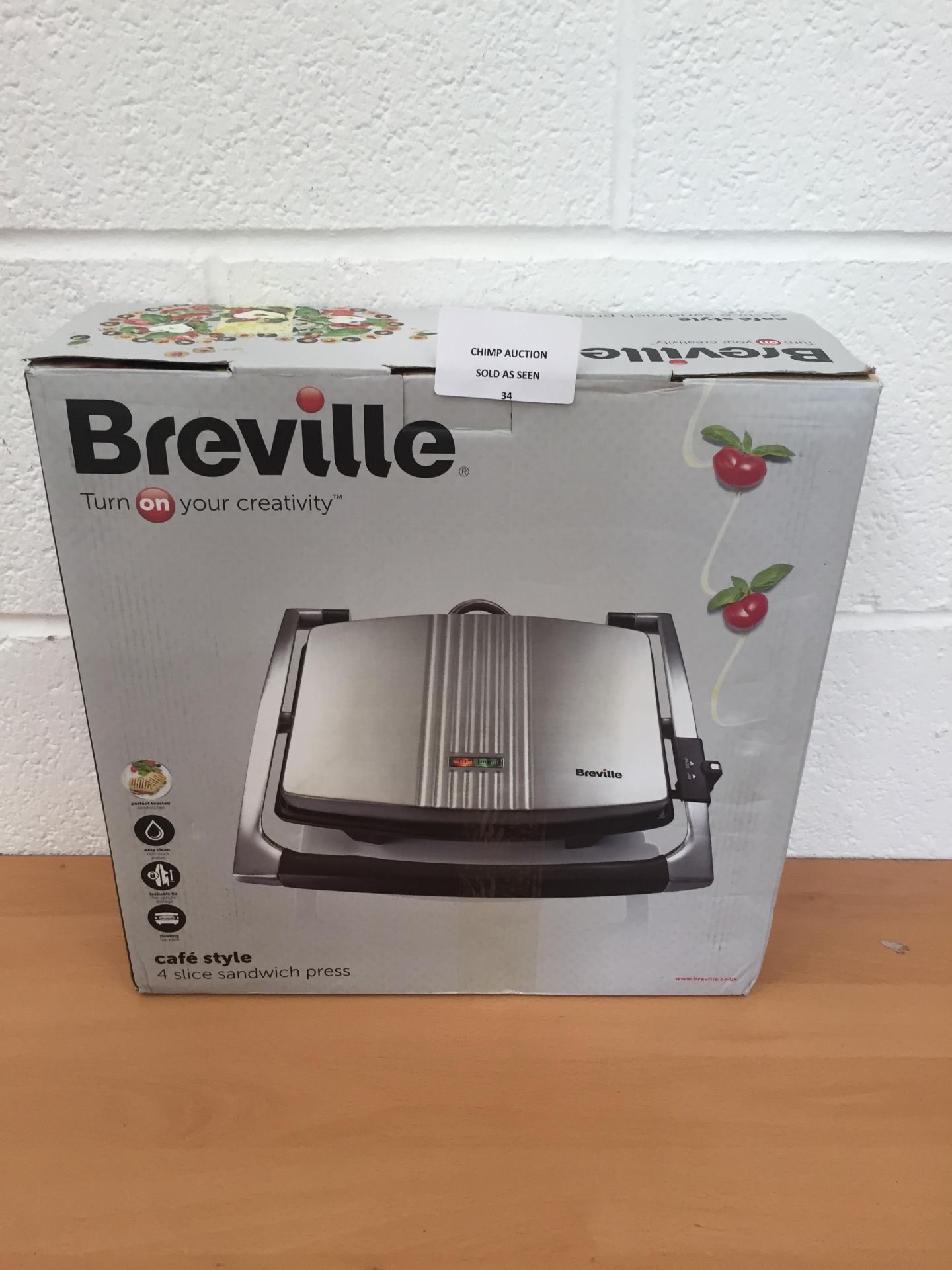 Breville Café Style 4 slice Sandwich Press