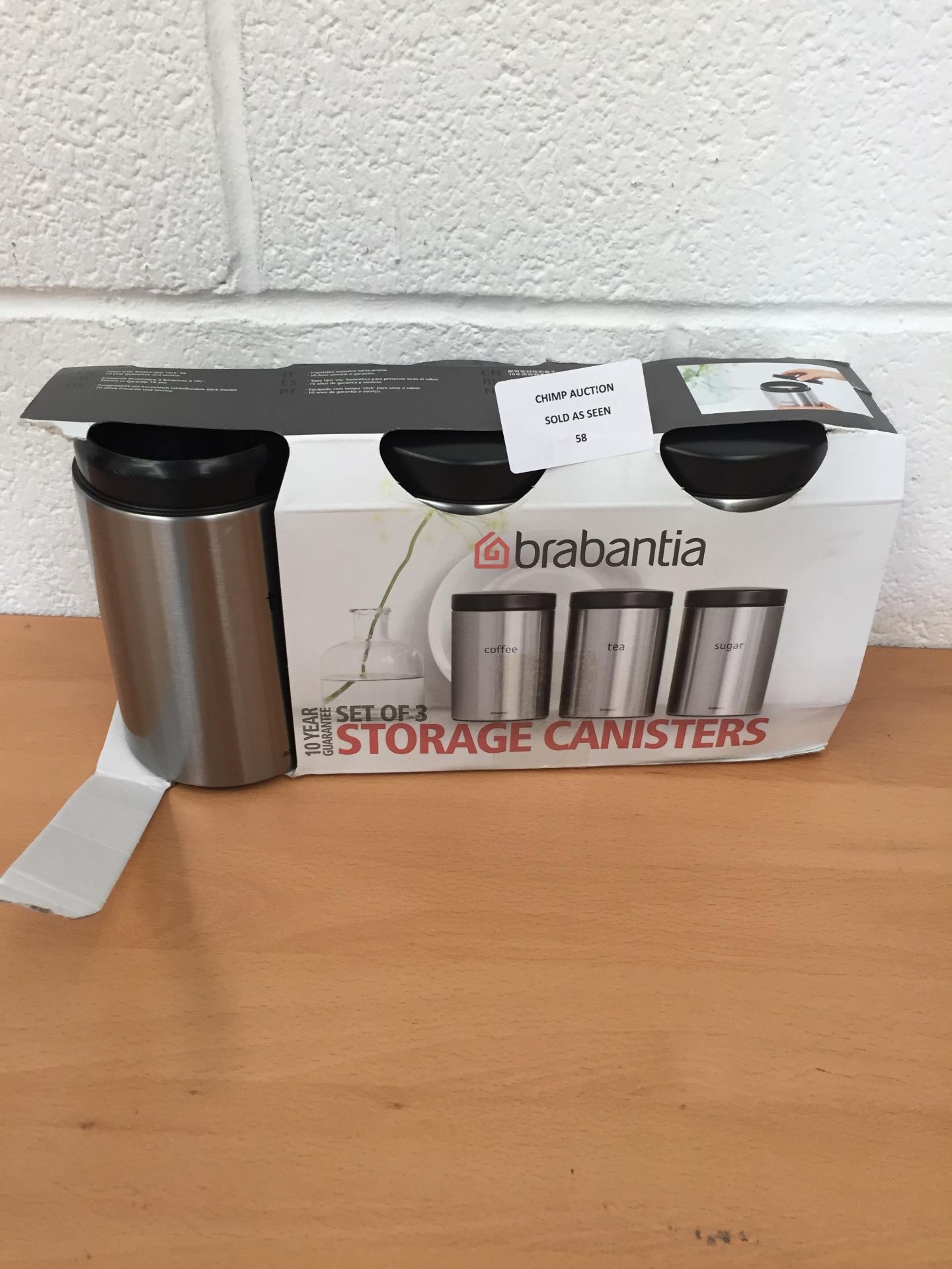 Brabantia Storage Canisters set