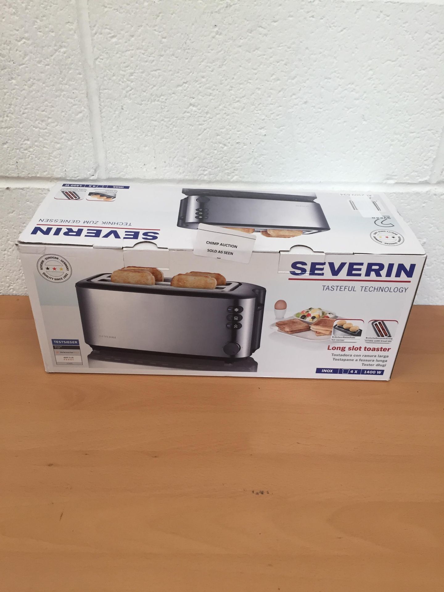 Severin 4 slice toaster