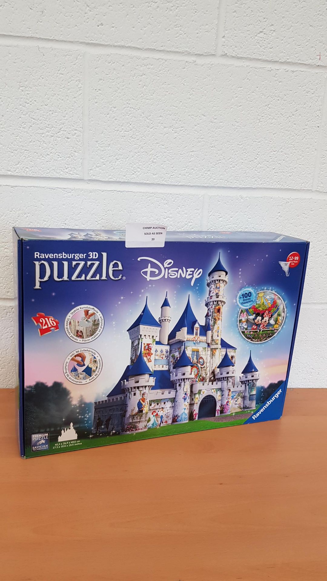 Ravensburger 12587 Disney Castle 3D Jigsaw Puzzle RRP £49.99