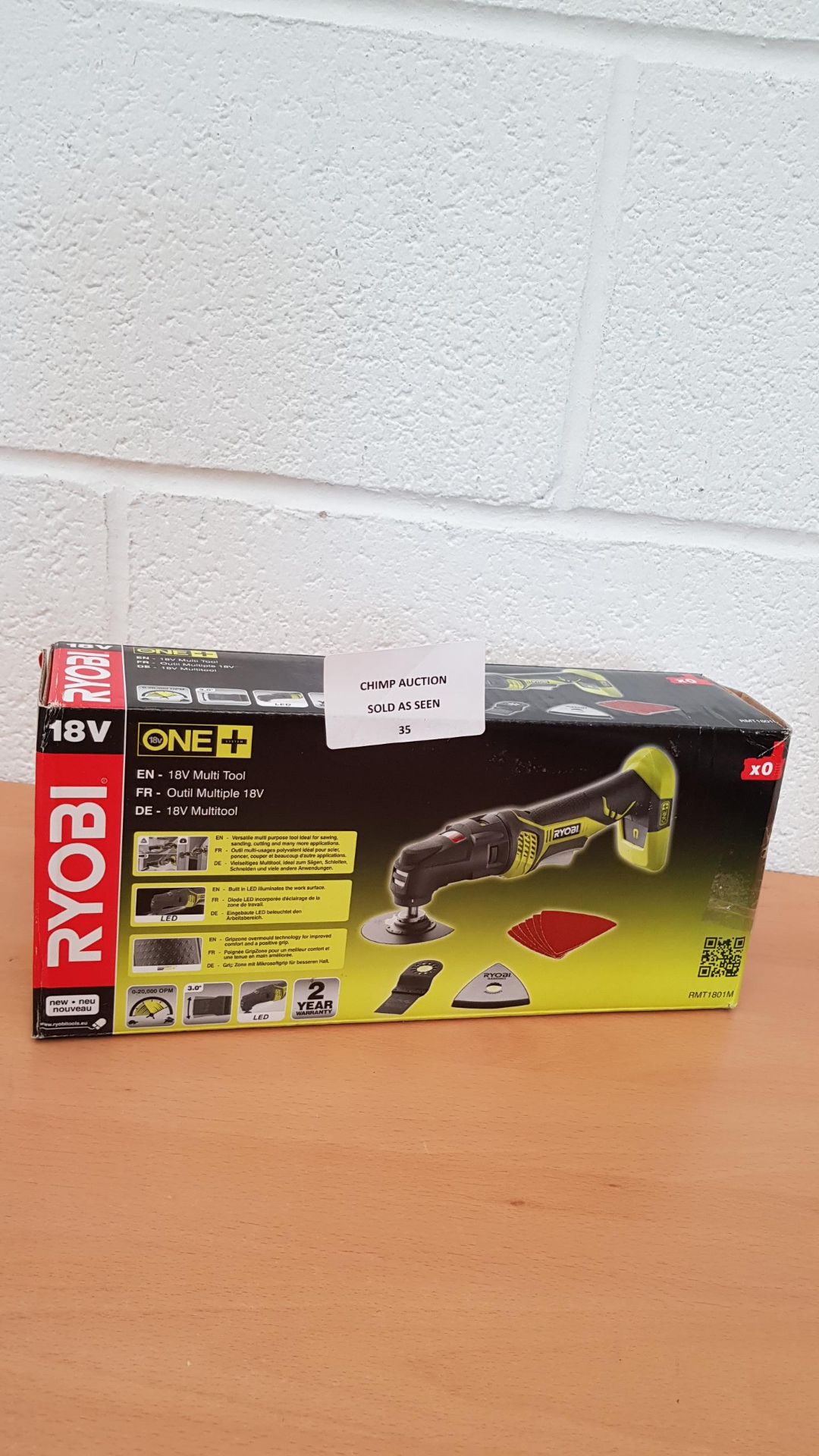 Ryobi RMT1801M One+ Multi Tool, 18 V RRP £89.99