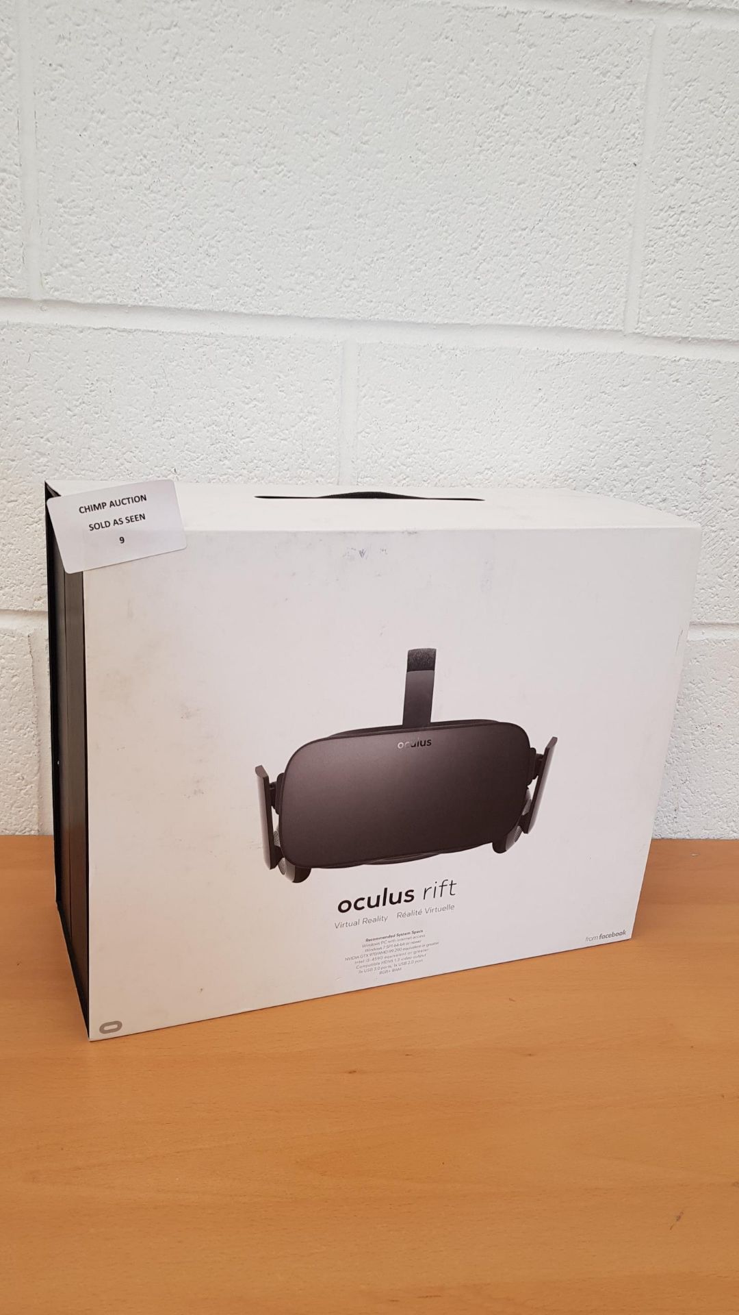 Oculus Rift VR RRP £399.99