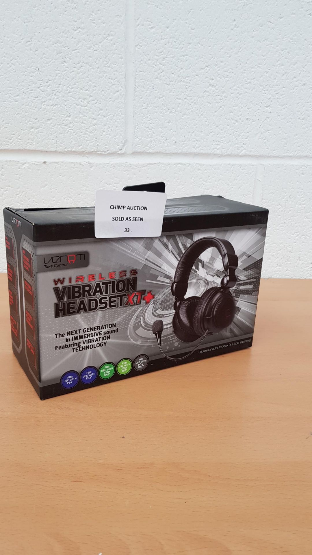 Venom Wireless Vibration Headset XT ( Sony PS4)