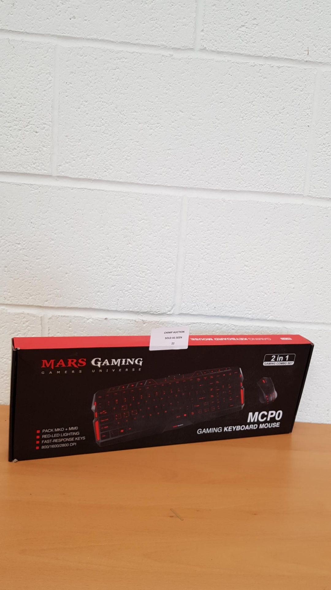 Mars Gaming MCP0 2 in 1 keyboard set