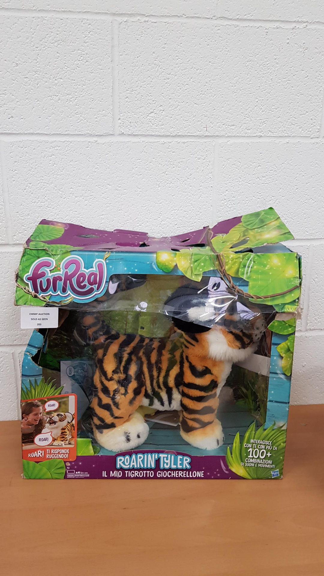 FurReal Roarin' Tyler interactive tiger RRP £134.99