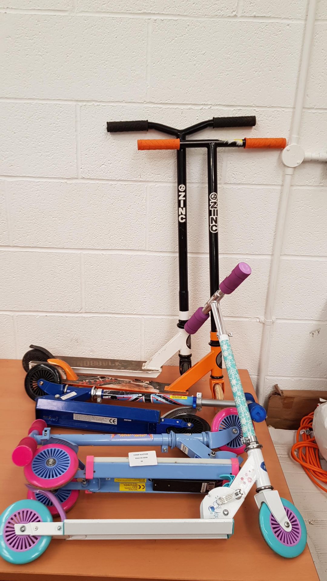 Joblot of 5x Mixed Scooters RRP VALUE £280.