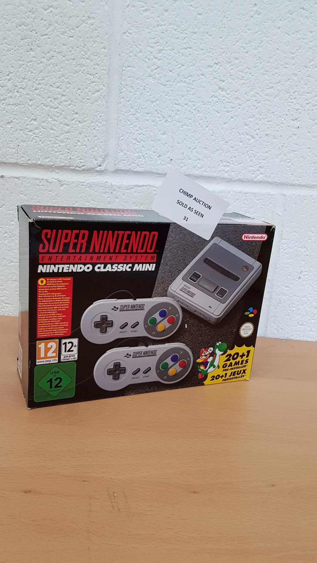 Super Nintendo Classic Mini edition + 21 Games RRP £79.99.