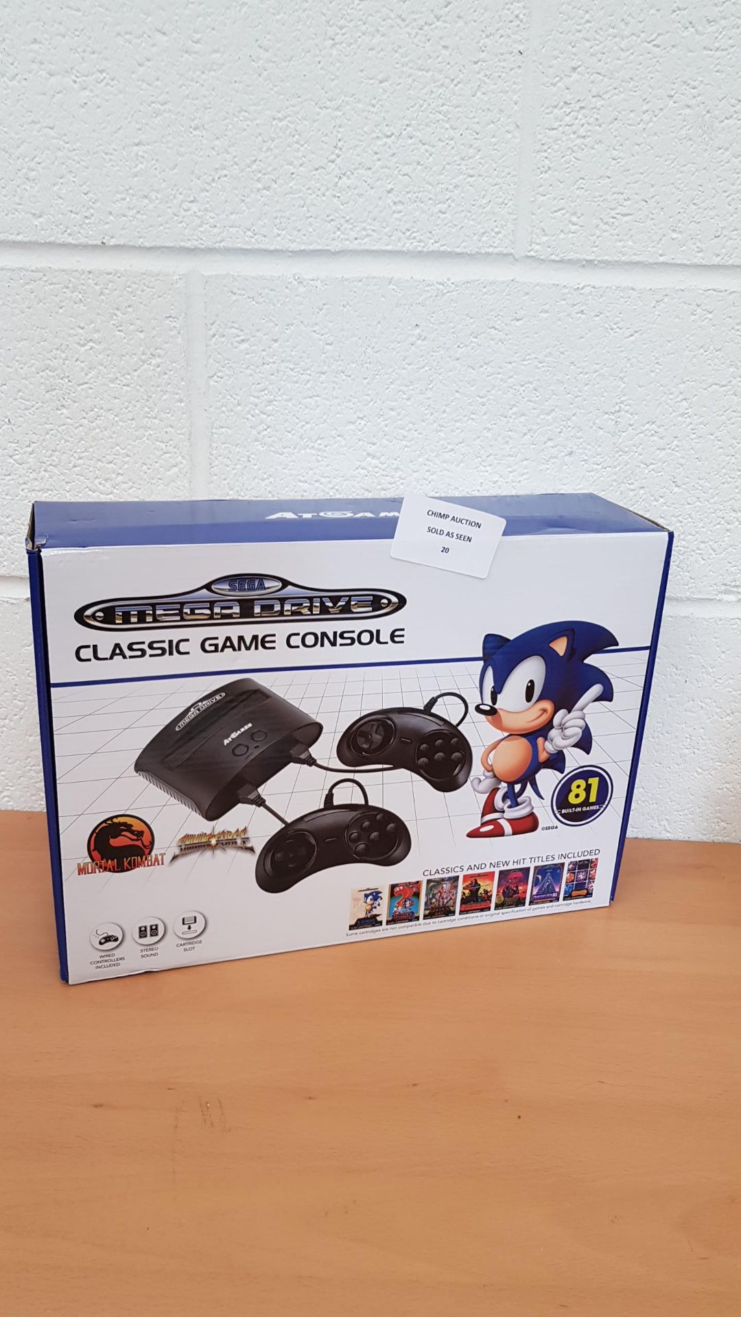 Sega Mega Drive Classic + 81 games console RRP £79.99.
