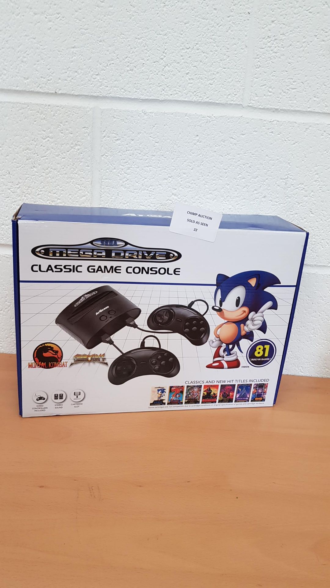 Sega Mega Drive Classic + 81 games console RRP £79.99.