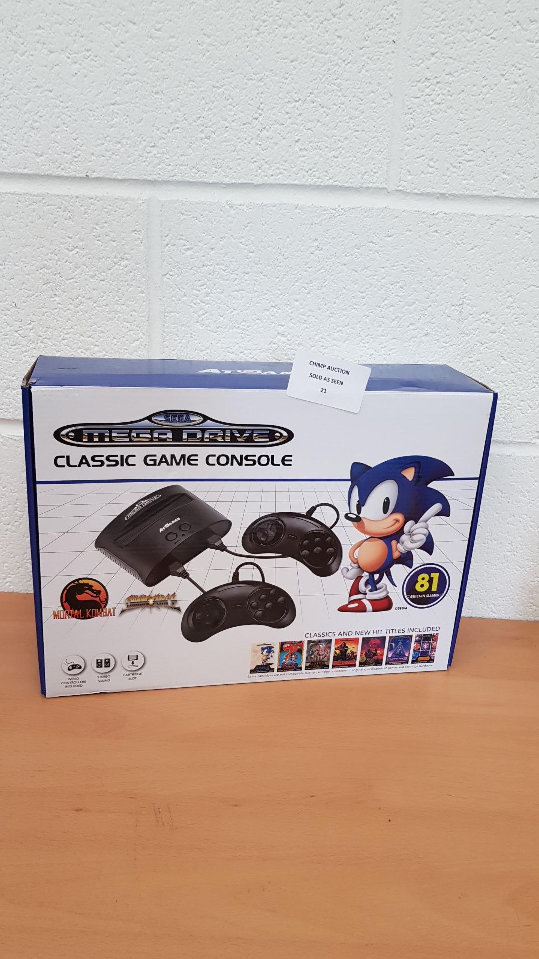 Sega Mega Drive Classic + 81 games console RRP £79.99.