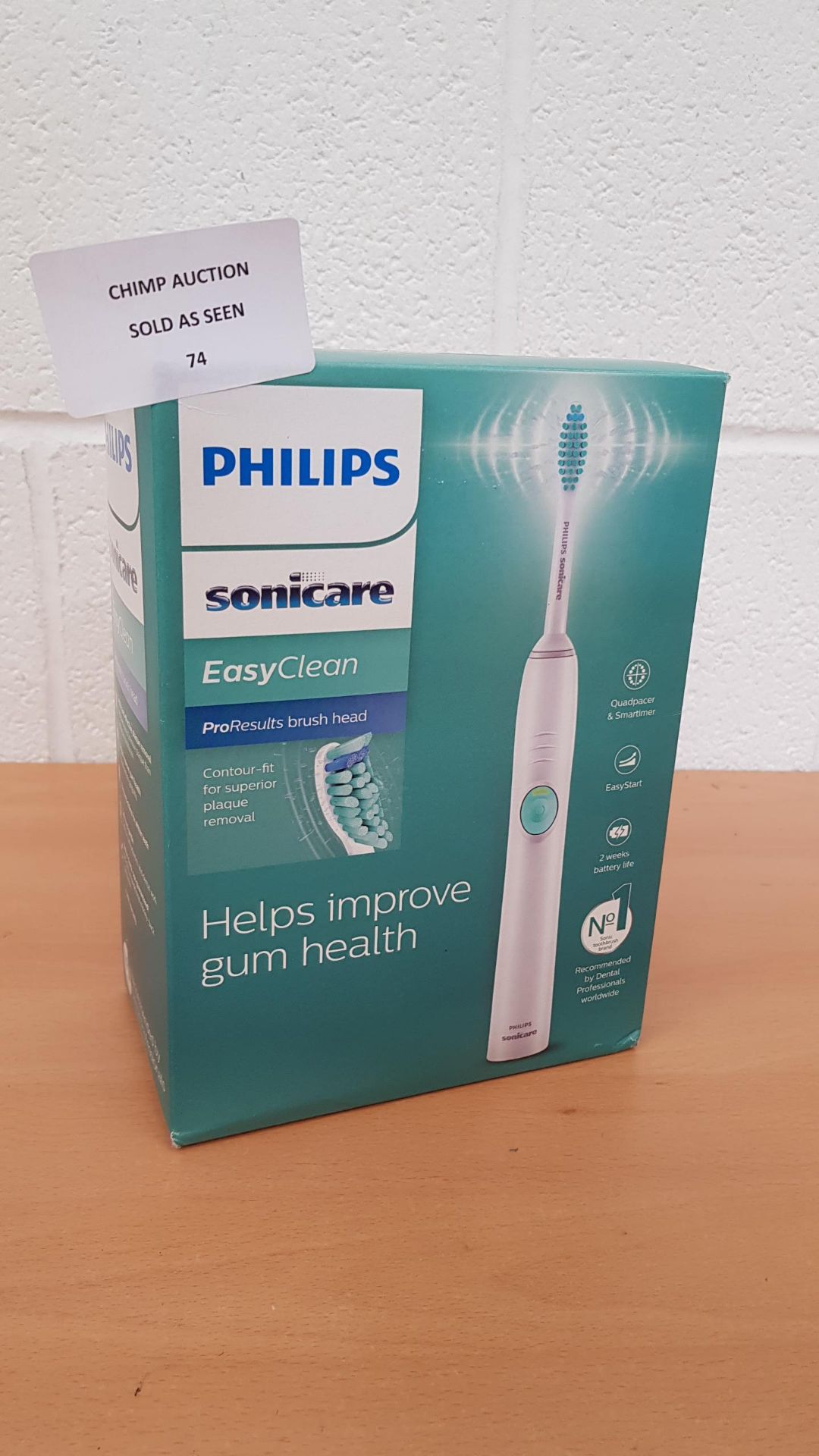 Philips Sonicare EasyClean Electric Toothbrush- HX6511/50 RRP £89.99.