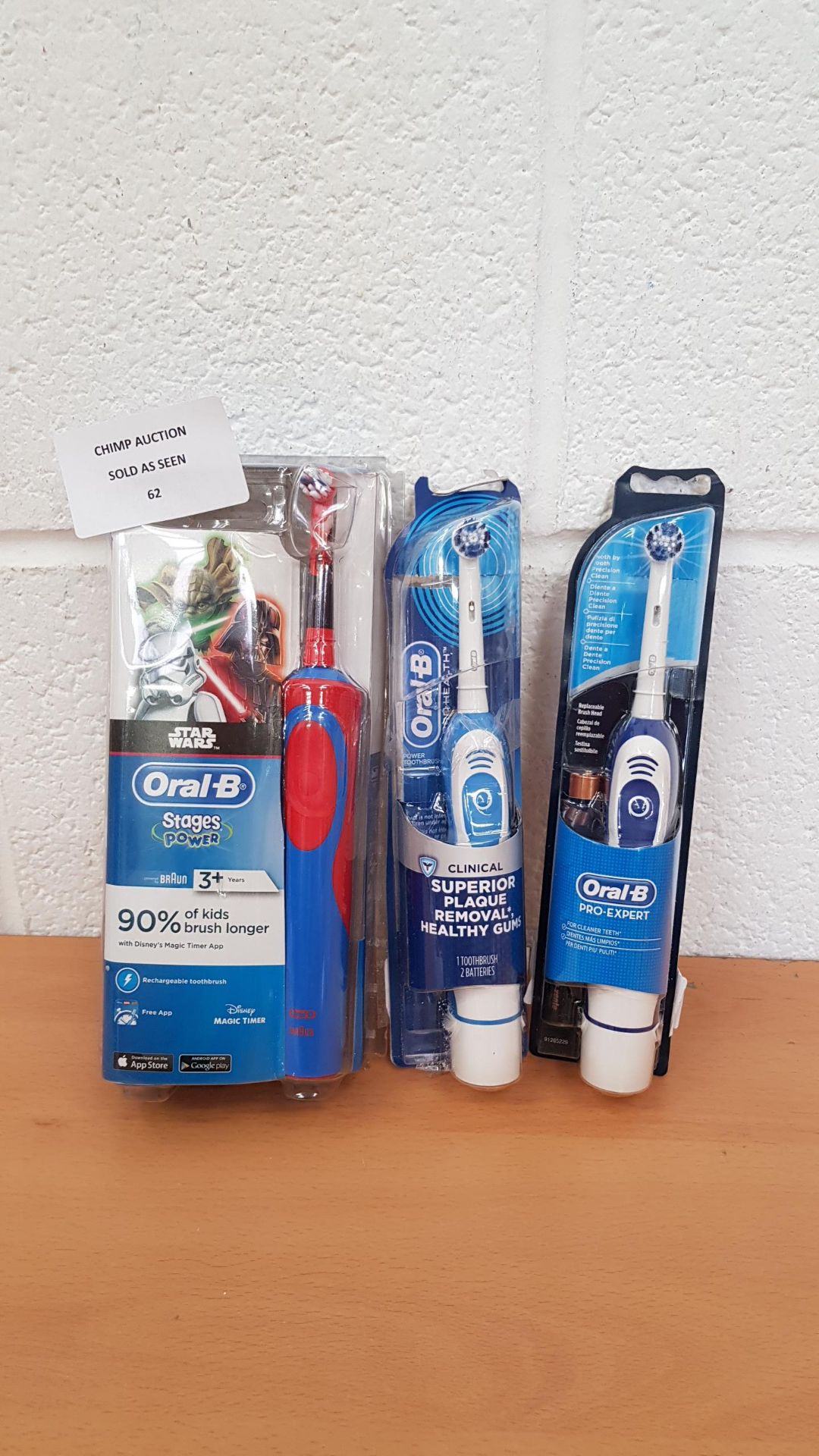 Joblot of mixed electric Toothbrush