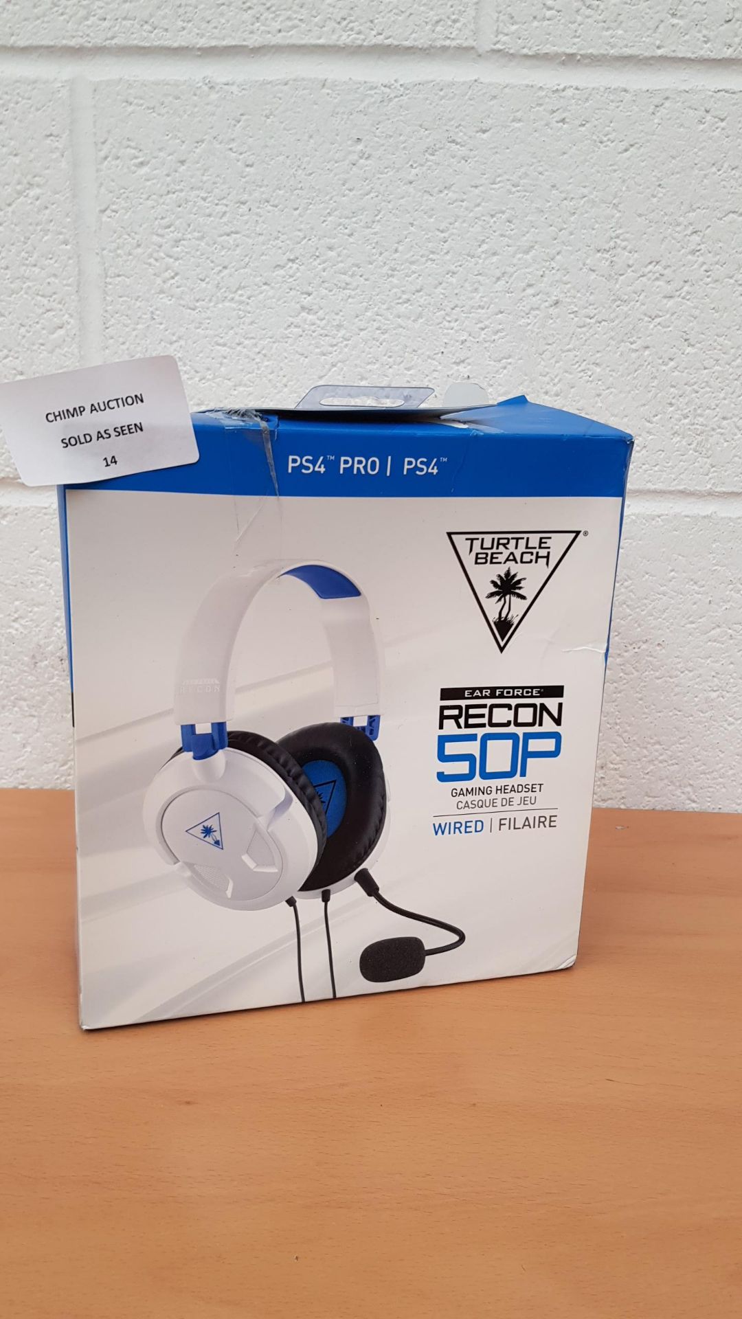 Turtle Beach Recon 50P Stereo Gaming Headset - Sony PS4 RRP £59.99.