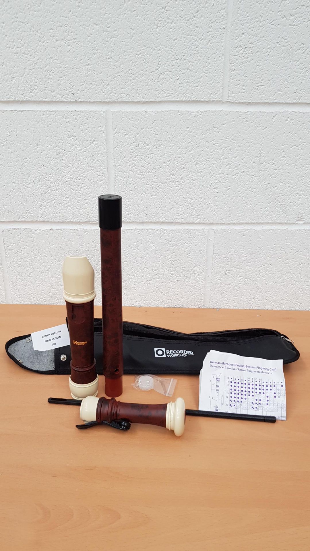 Recorder Workshop 603TWG Tenor Recorder, Wood Grain RRP £49.99