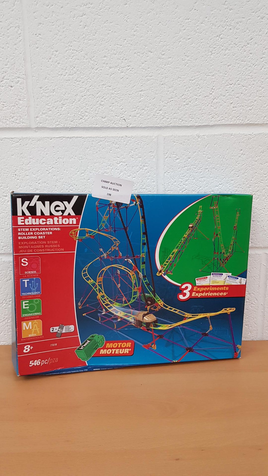 K'nex education roller coaster building set