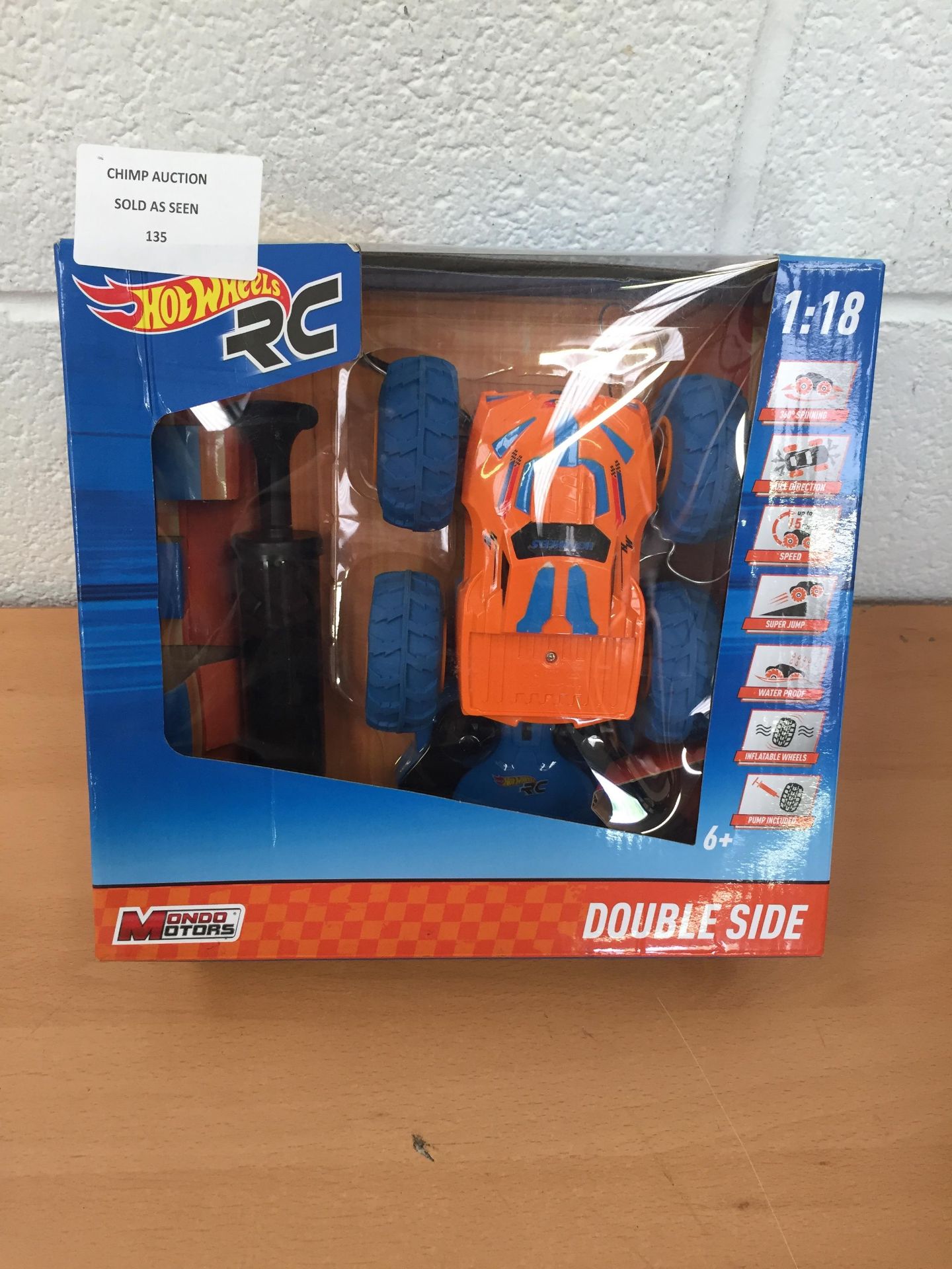 Hot Wheels RC Double side remote controlled stunt car