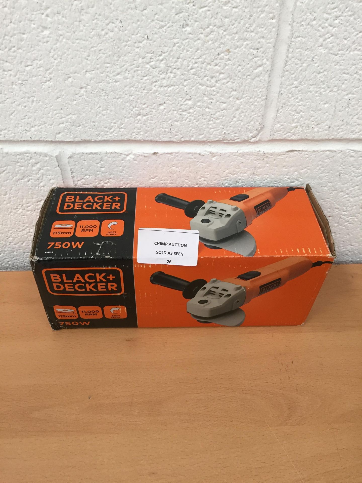 Black + Decker KG115 Angle Grinder RRP £59.99