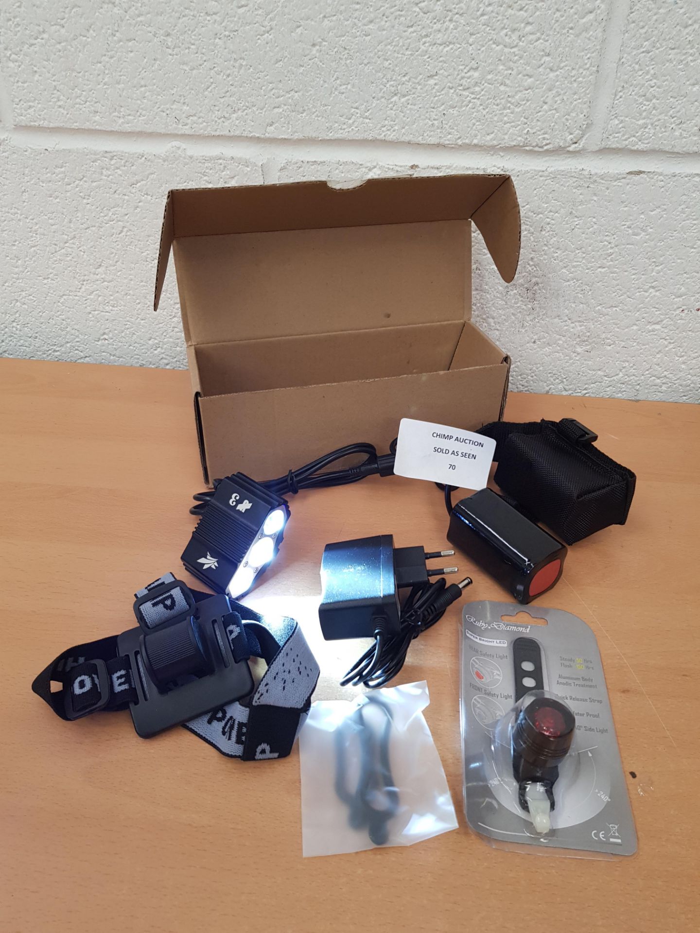 High Powered LED rechargeable Bike headlight