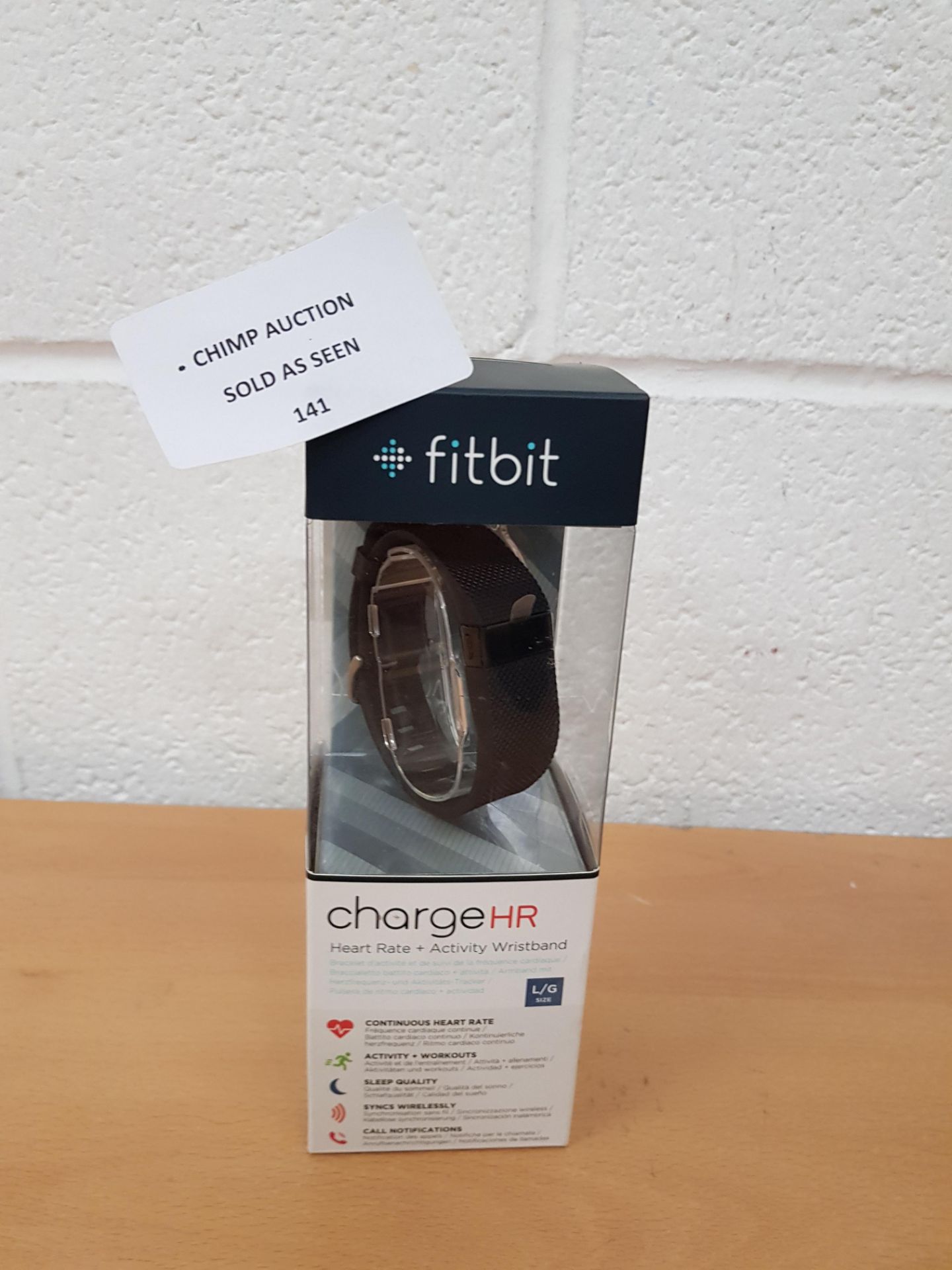 Fitbit Charge HR Heart Rate Activity Wristband RRP £119.99.