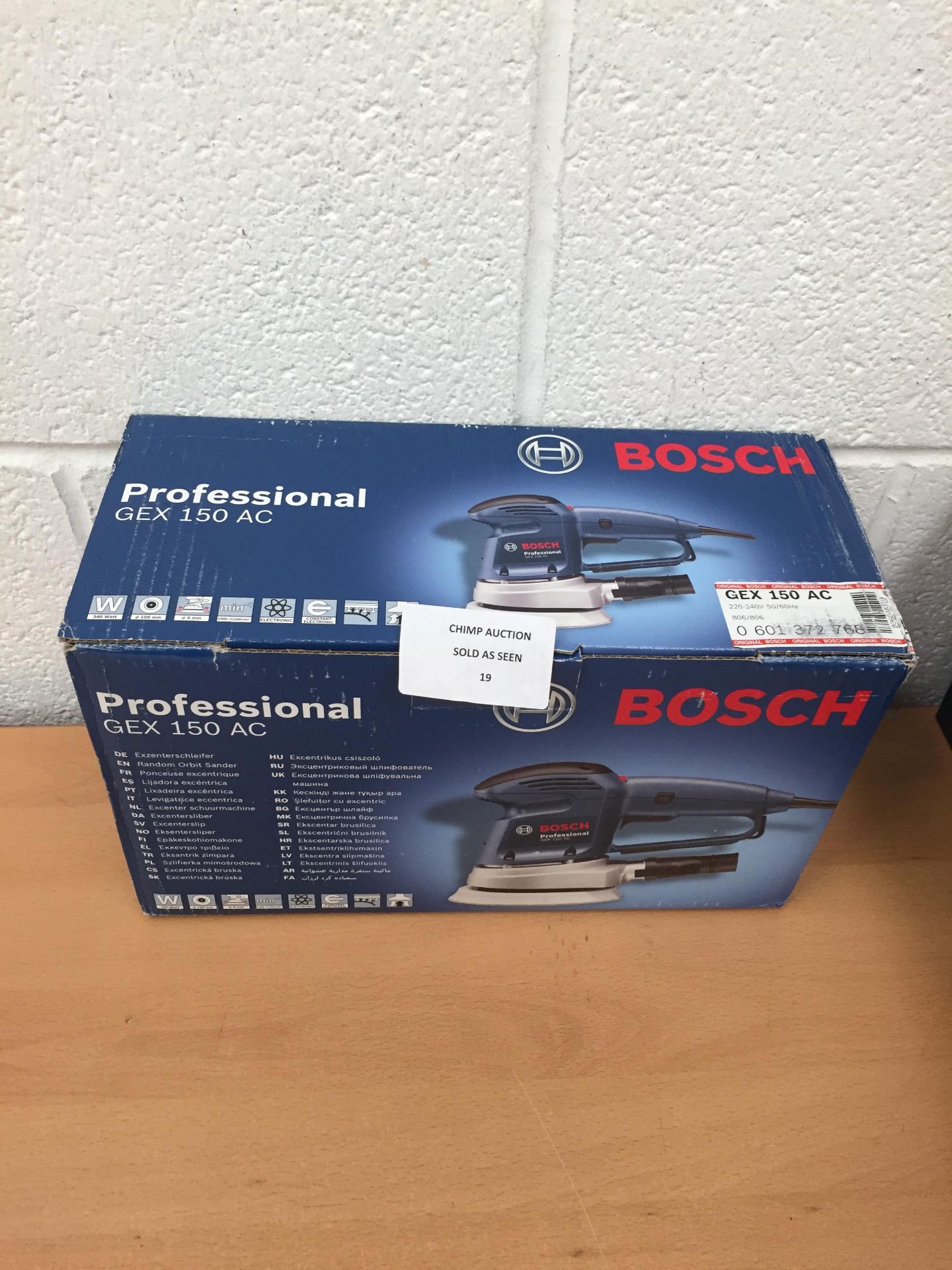 Bosch Professional GEX 150 AC Random Orbit Sander RRP £229.99