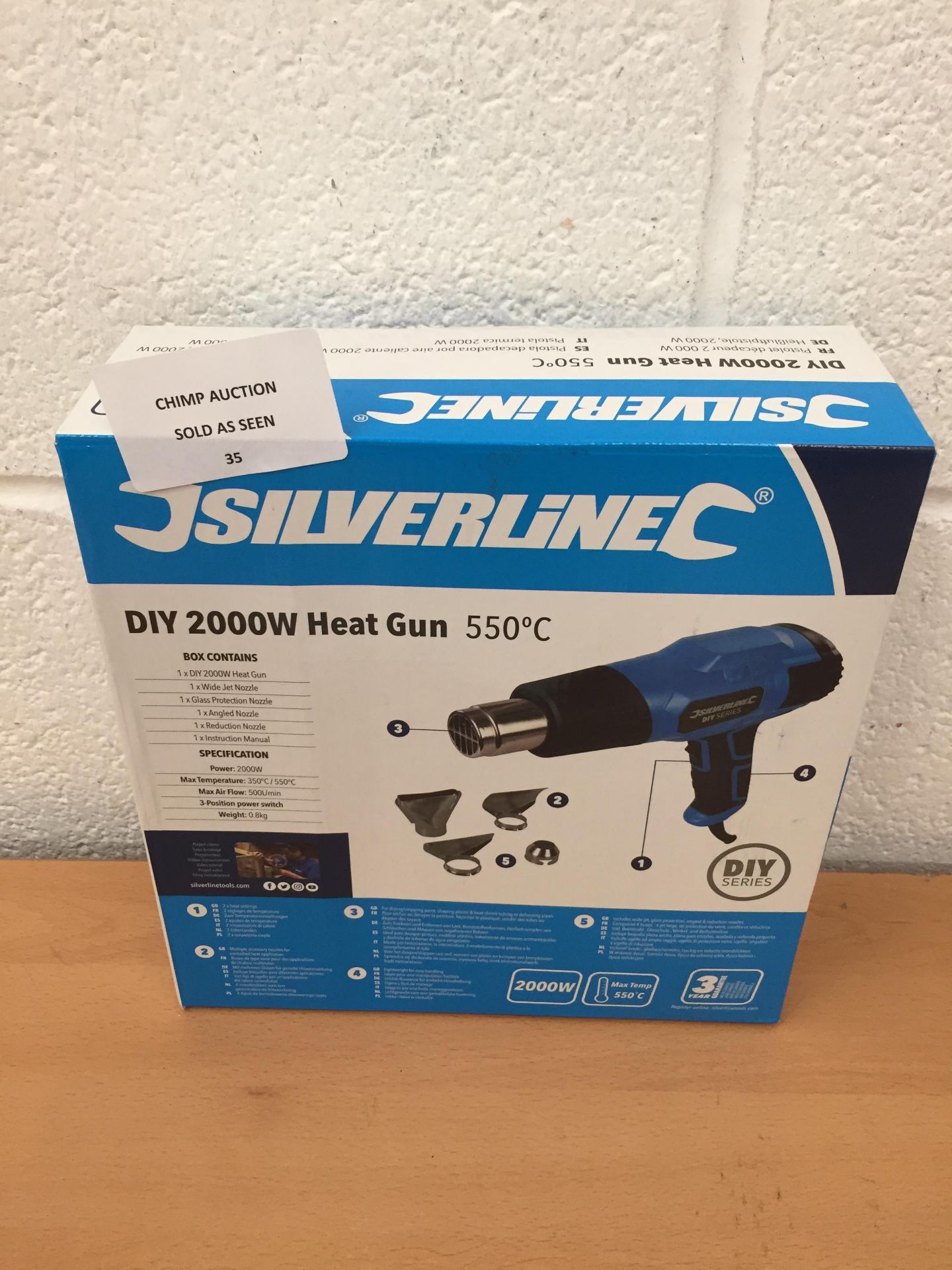 Silverline DIY 2000w Heat Gun