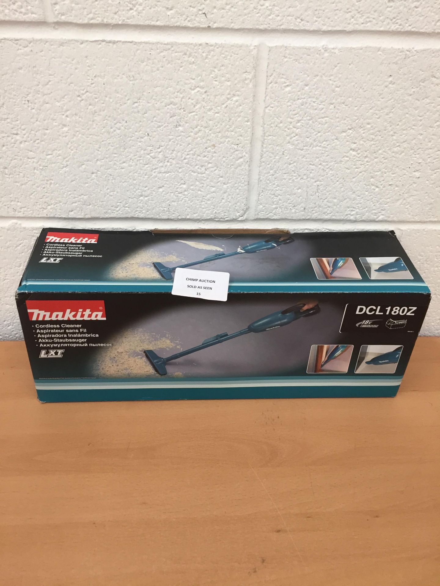 Makita DCL180Z Cordless 18 V Li-ion Vacuum Cleaner RRP £69.99