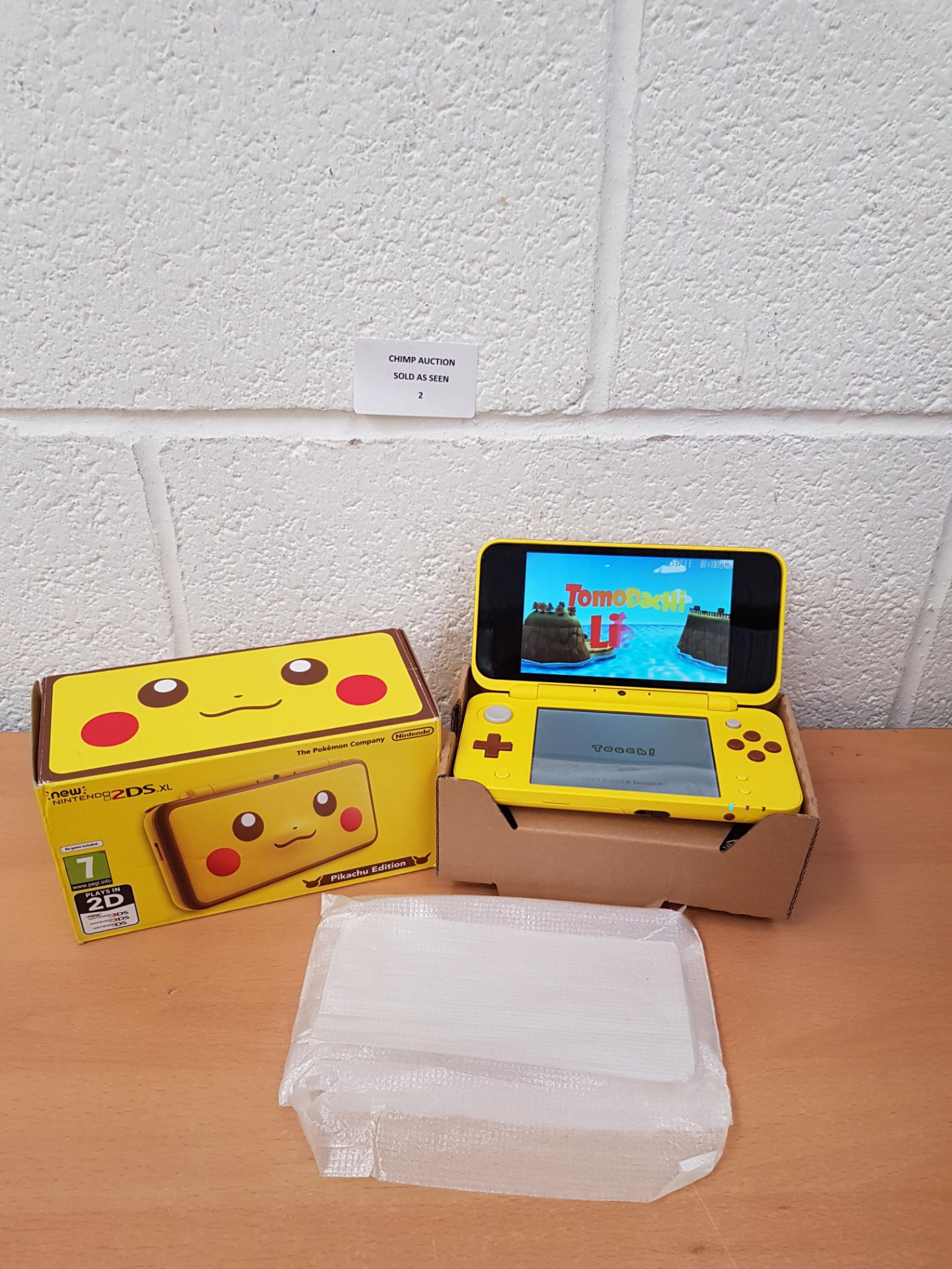 Nintendo 2DS XL Pikachu edition console RRP £169.99.