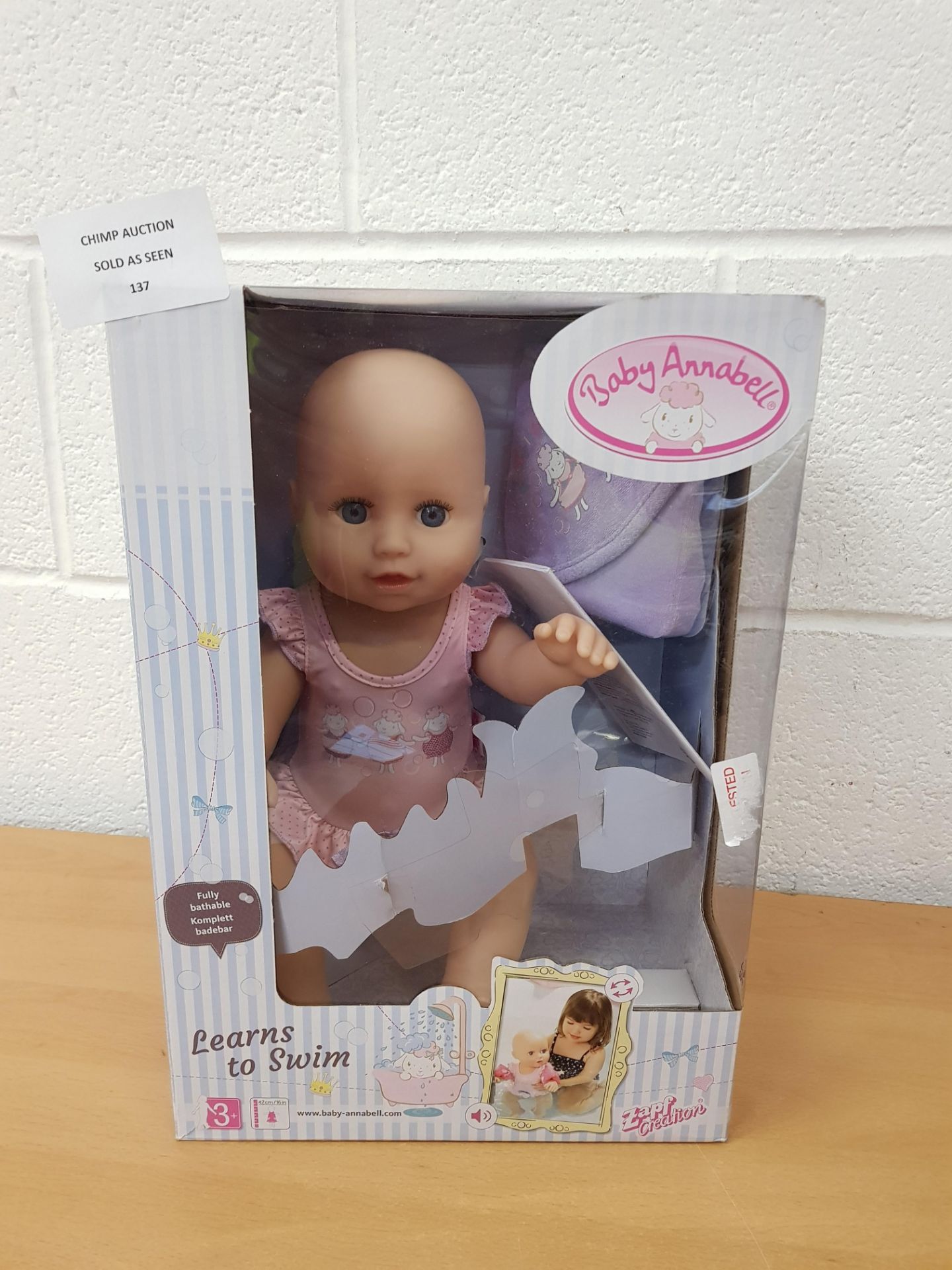 Baby Annabell Learn to Swim interactive doll