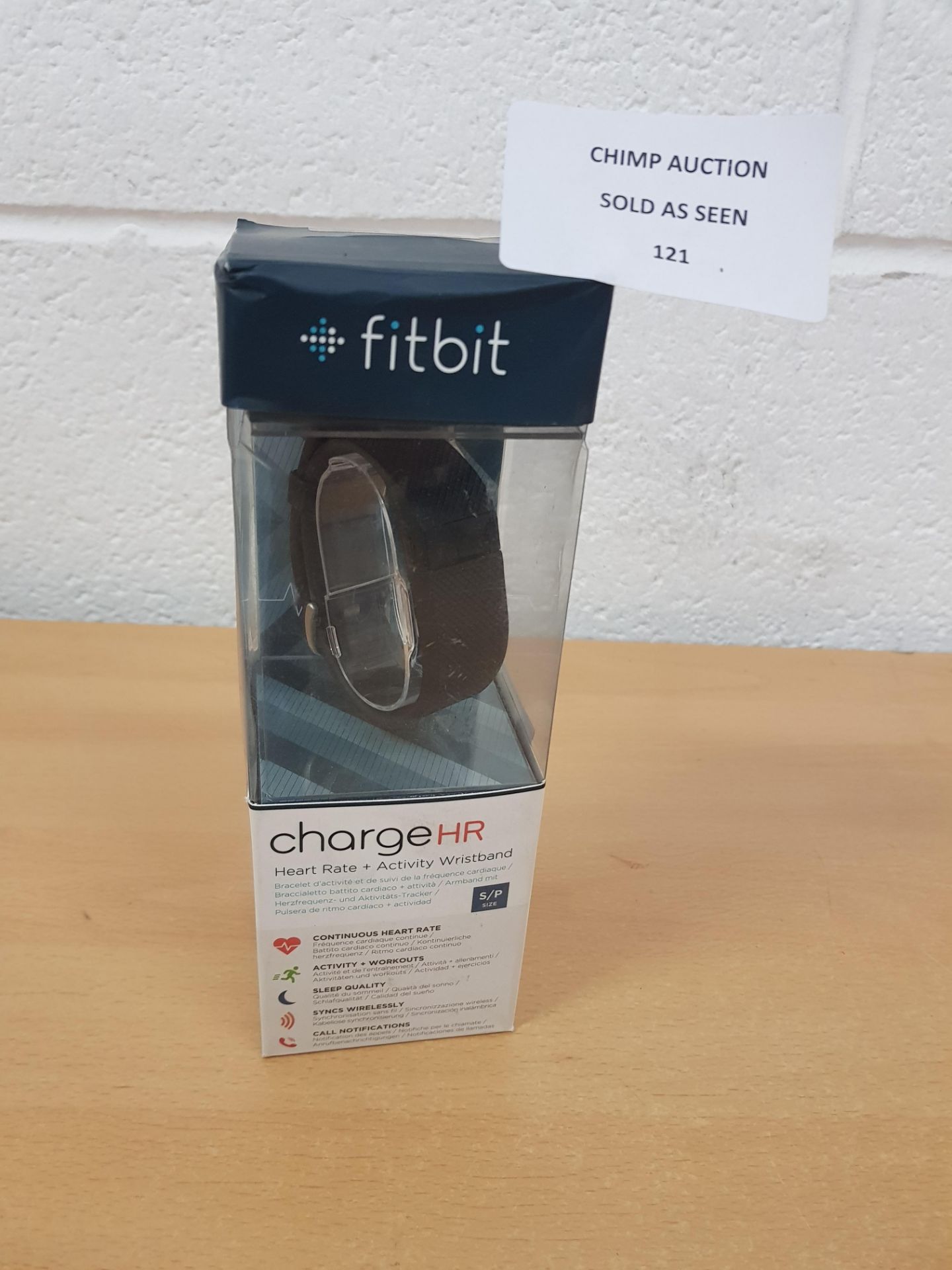 Fibit Charge HR smart wireless fitness watch RRP £129.99.