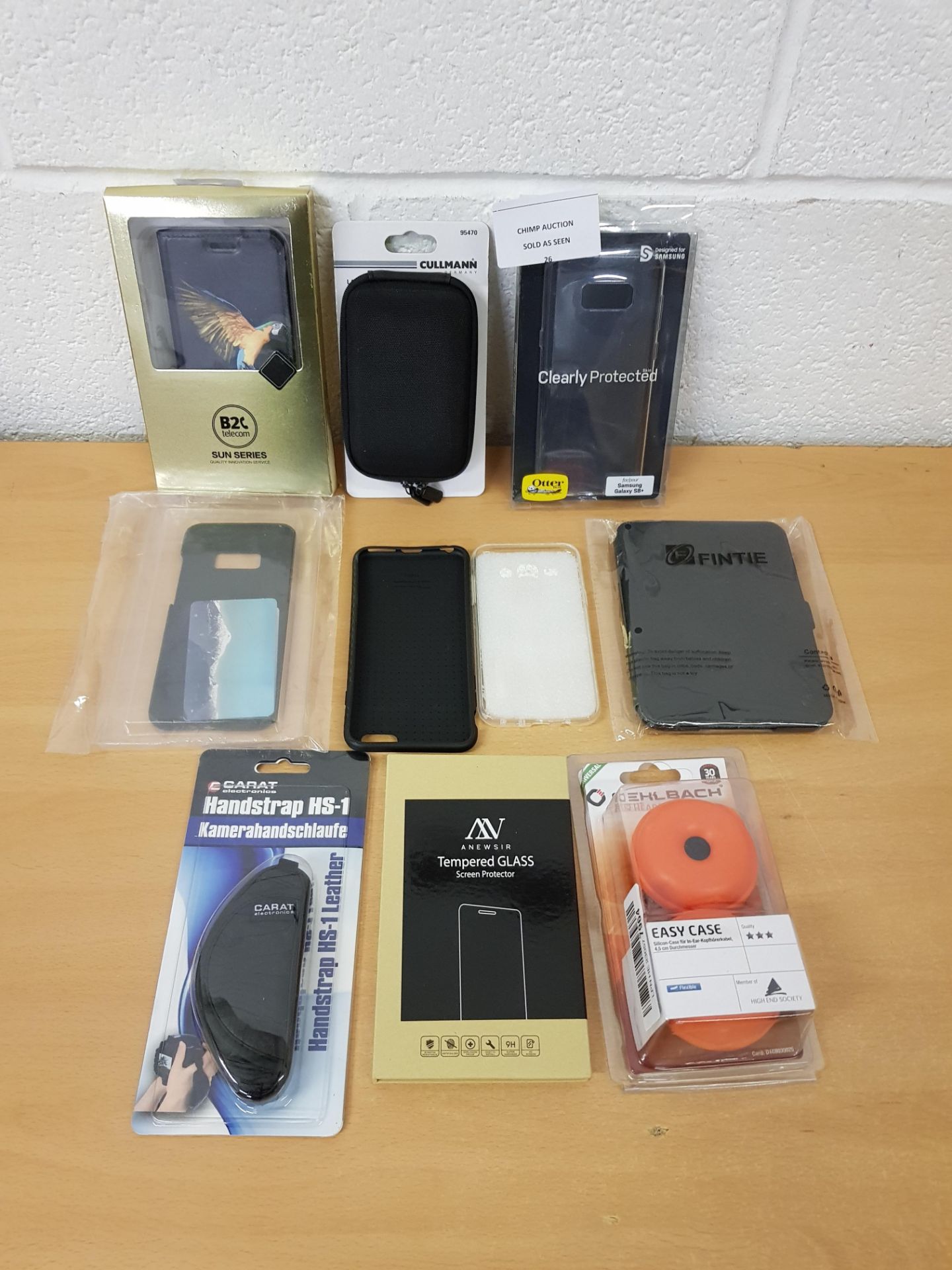 Joblot of mixed Brand new mobile phone cases & more