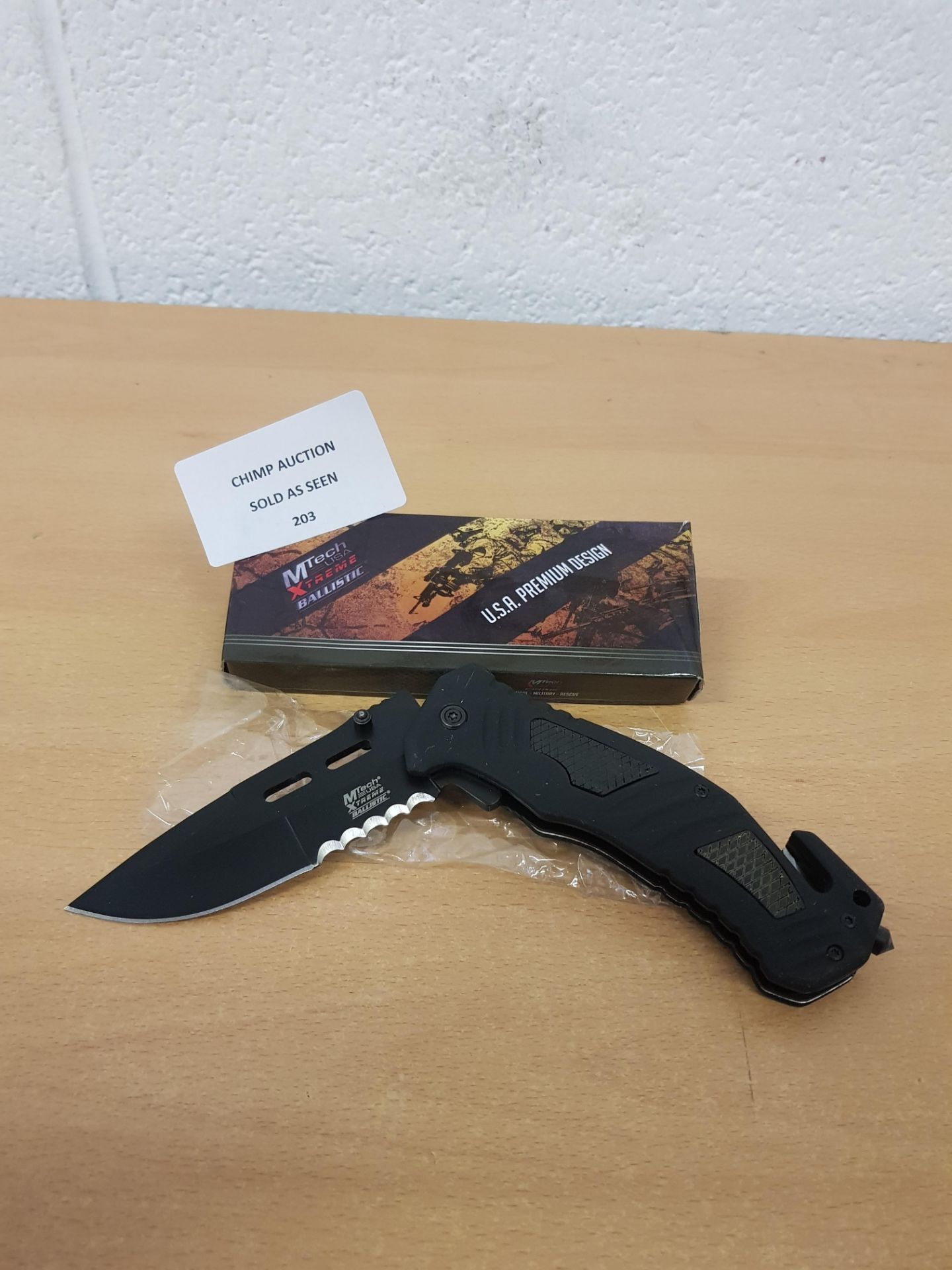 Brand new Mtech USA Xtreme Ballistic tactical lock knife