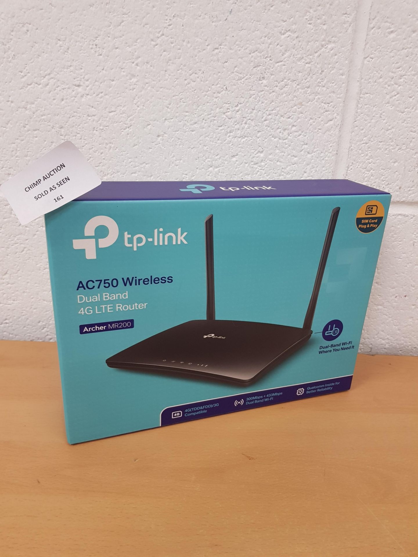 TP-Link AC750 Wireless Dual Band 4G Mobile Router RRP £119.99.